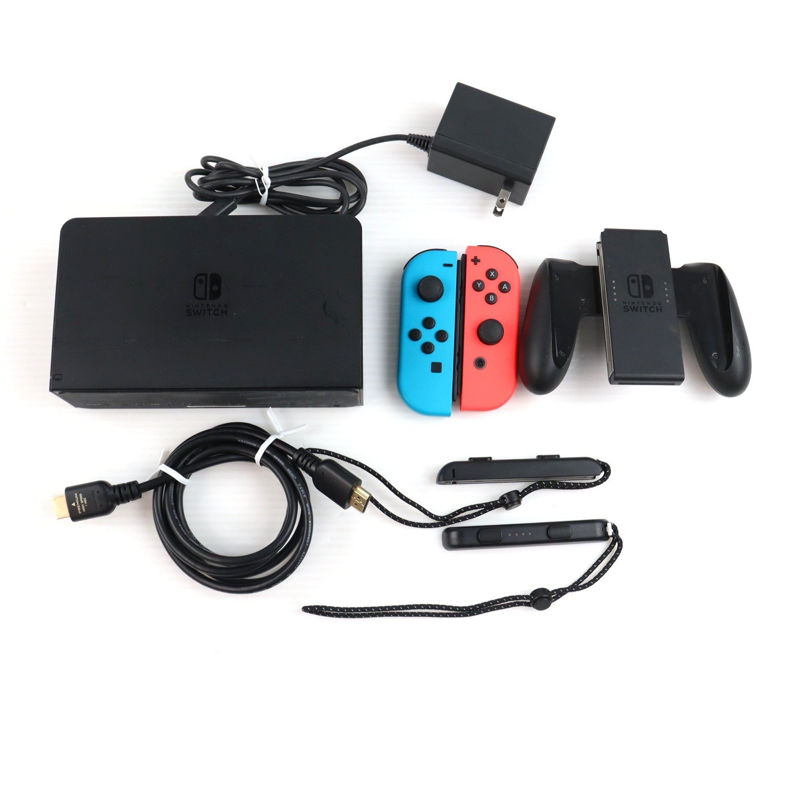 【中古即納】[Switch] (本体) Nintendo Switch(ニンテンドースイッチ) 有機ELモデル Joy-Con(L) ネオンブルー/R ネオンレッド 任天堂(HEG-S-KABAA)(20211008)