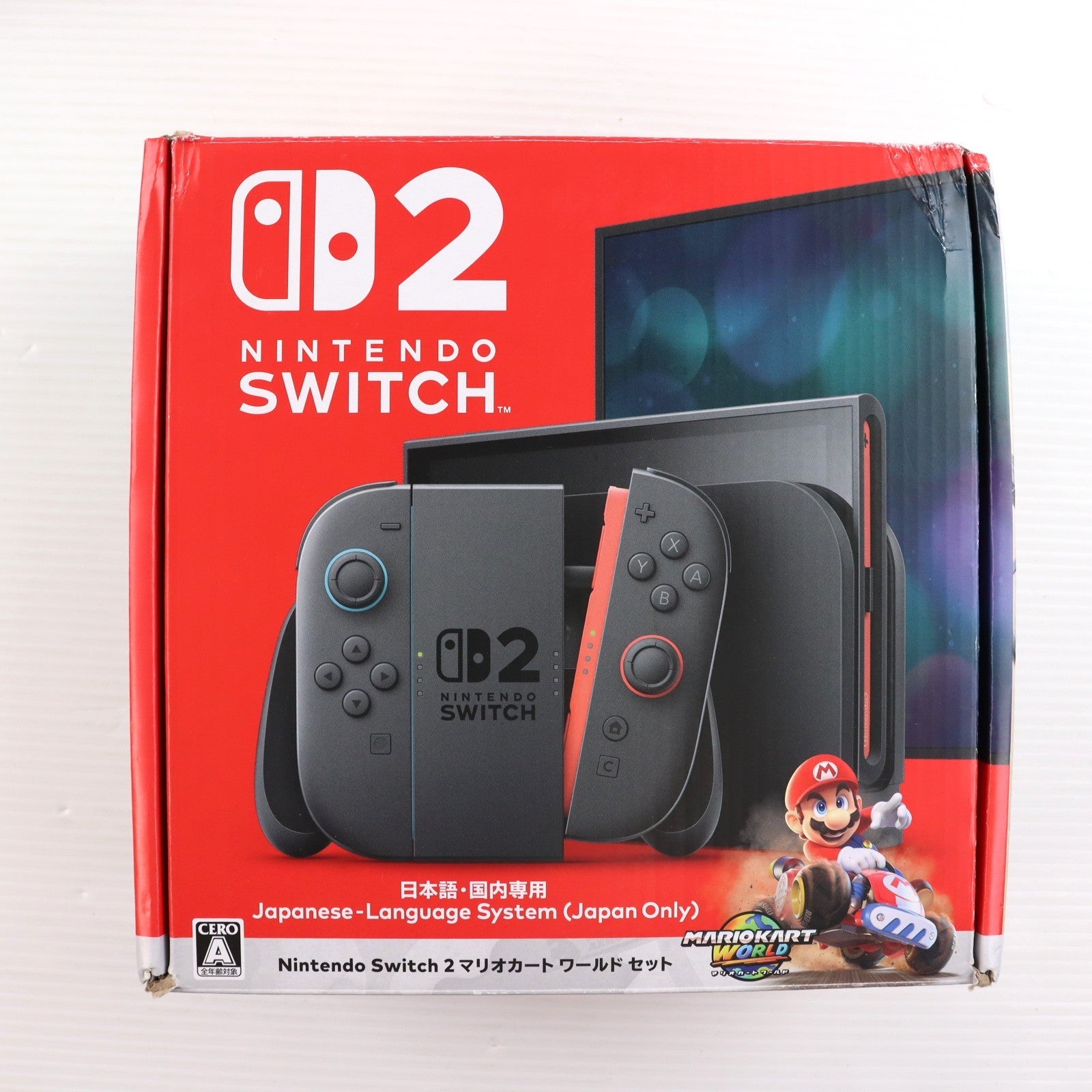 【中古即納】[Switch2] (本体)(ソフト無し) Nintendo Switch 2(ニンテンドースイッチ2)(日本語・国内専用) マリオカート ワールド セット 任天堂(BEE-S-KB6PA)(20250605)