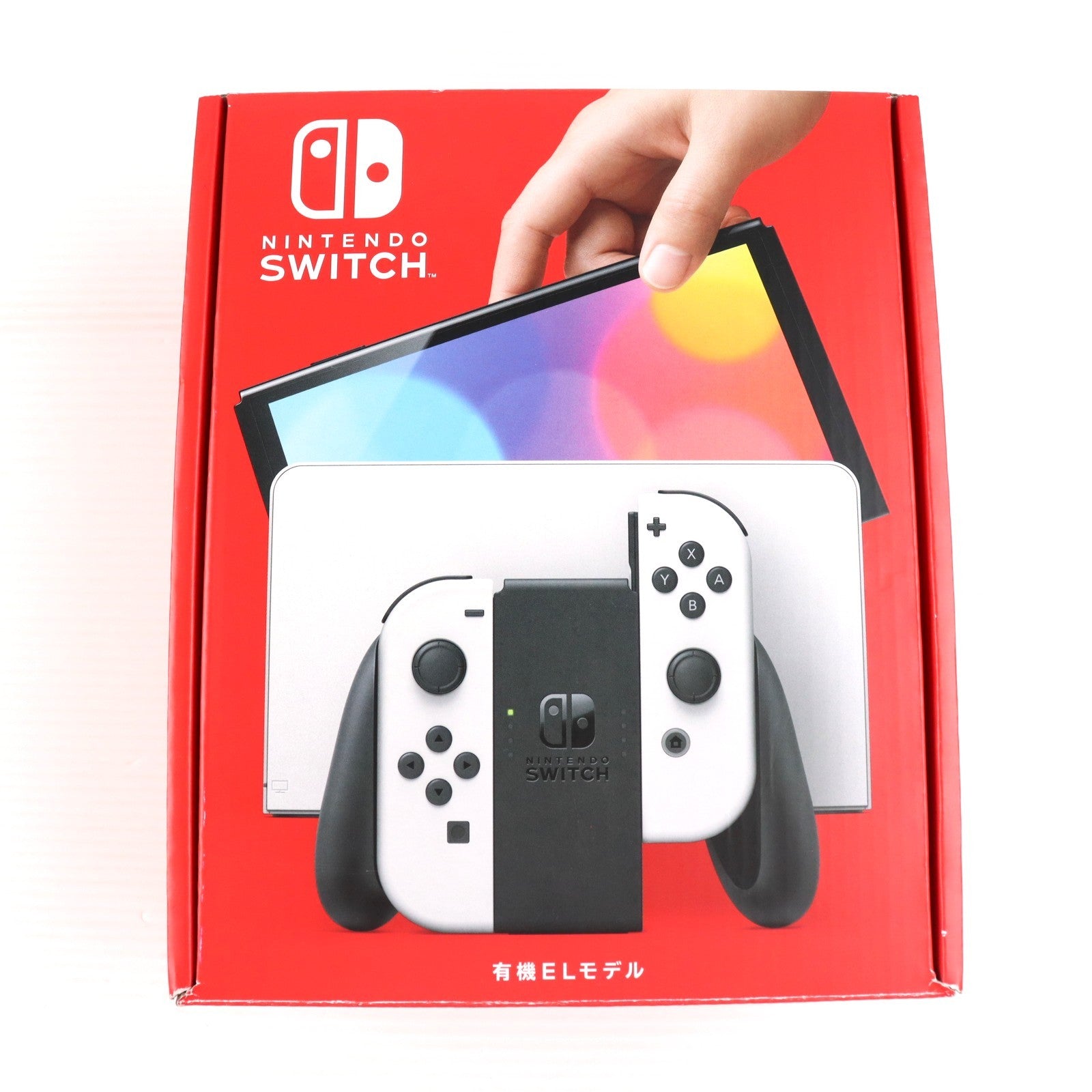 【中古即納】[Switch] (本体) Nintendo Switch(ニンテンドースイッチ) 有機ELモデル Joy-Con(L)/R ホワイト 任天堂(HEG-S-KAAAA)(20211008)