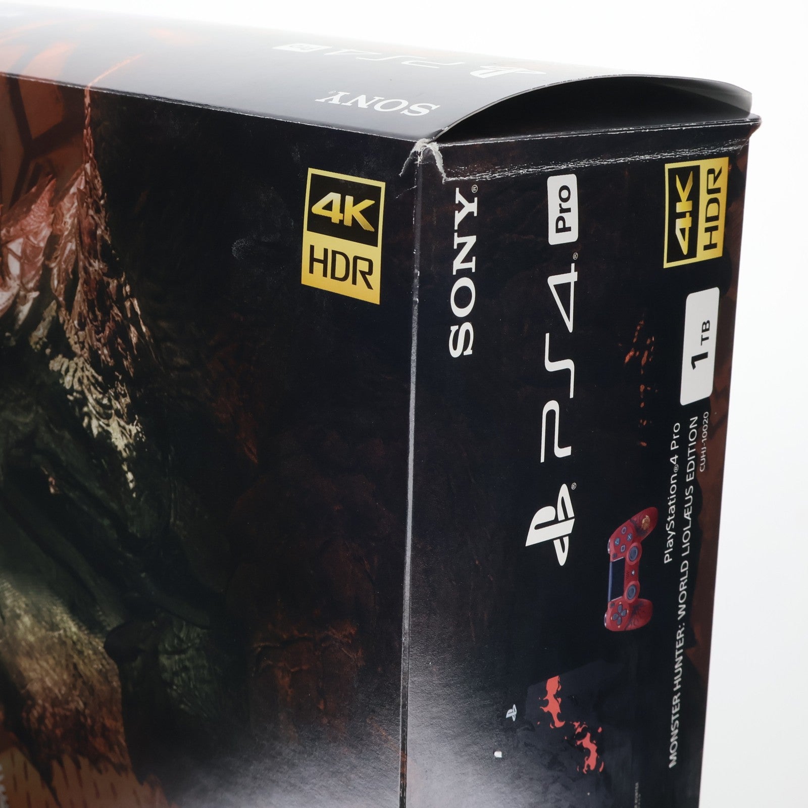 【中古即納】[PS4] (本体) PlayStation4 Pro(プレイステーション4プロ) MONSTER HUNTER: WORLD LIOLAEUS EDITION(モンスターハンター:ワールド リオレウスエディション) SIE(CUHJ-10020)(20171207)