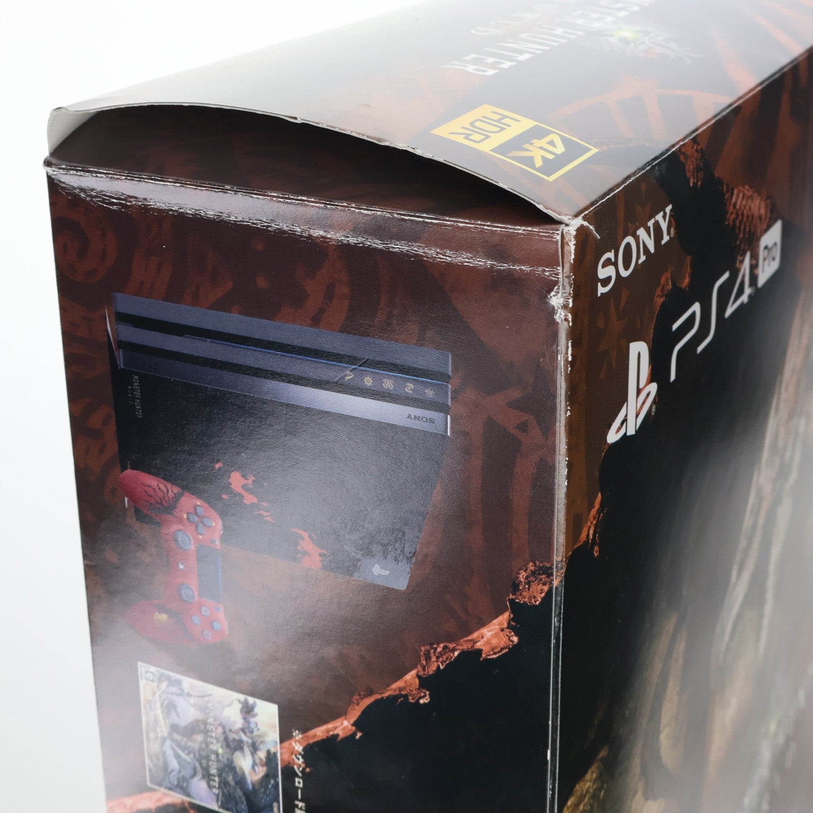 【中古即納】[PS4] (本体) PlayStation4 Pro(プレイステーション4プロ) MONSTER HUNTER: WORLD LIOLAEUS EDITION(モンスターハンター:ワールド リオレウスエディション) SIE(CUHJ-10020)(20171207)
