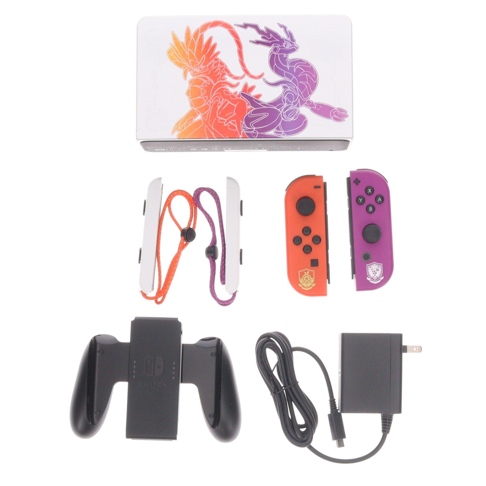 【中古即納】[Switch] (本体) Nintendo Switch(ニンテンドースイッチ) 有機ELモデル スカーレット・バイオレットエディション 任天堂(HEG-S-KEAAA)(20221104)