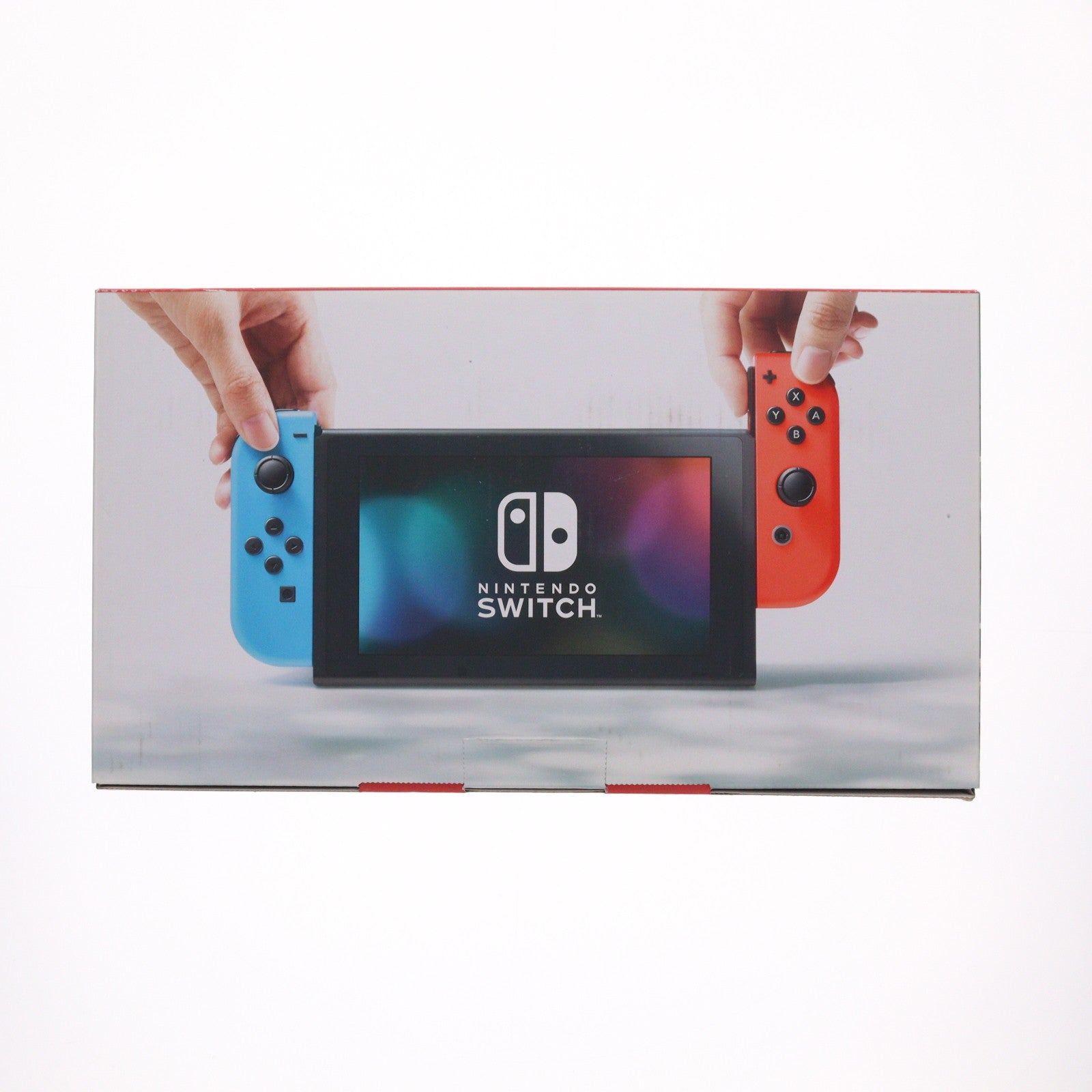 【中古即納】[Switch] (本体) Nintendo Switch(ニンテンドースイッチ) Joy-Con(L) ネオンブルー/R ネオンレッド 任天堂(HAC-S-KABAA)(20170303)