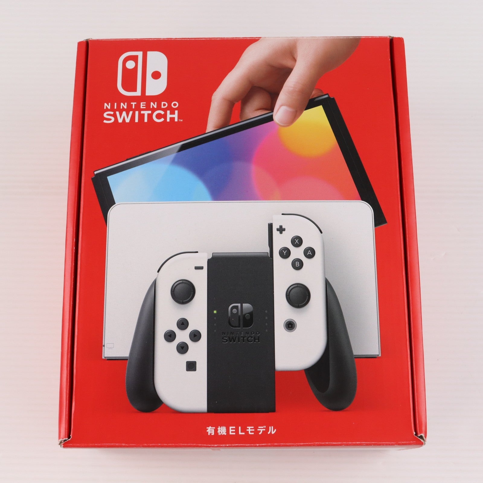 【中古即納】[Switch] (本体) Nintendo Switch(ニンテンドースイッチ) 有機ELモデル Joy-Con(L)/R ホワイト 任天堂(HEG-S-KAAAA)(20211008)
