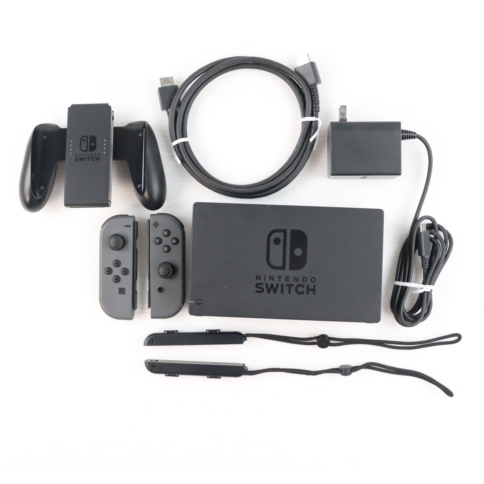 【中古即納】[Switch] (本体) Nintendo Switch(ニンテンドースイッチ) Joy-Con(L)/R グレー 任天堂(HAC-S-KAAAA)(20170303)