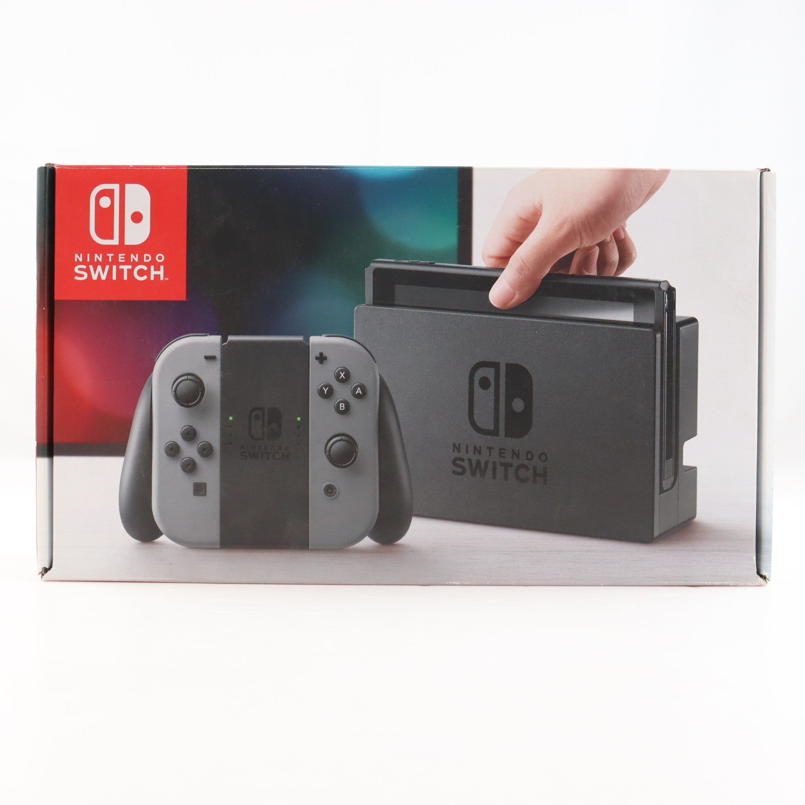 【中古即納】[Switch] (本体) Nintendo Switch(ニンテンドースイッチ) Joy-Con(L)/R グレー 任天堂(HAC-S-KAAAA)(20170303)