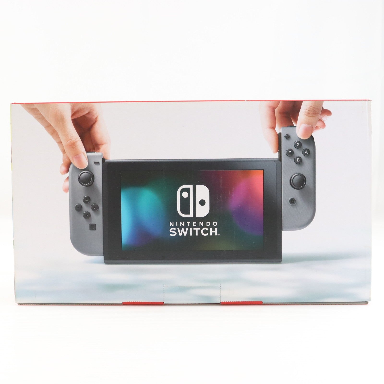 【中古即納】[Switch] (本体) Nintendo Switch(ニンテンドースイッチ) Joy-Con(L)/R グレー 任天堂(HAC-S-KAAAA)(20170303)