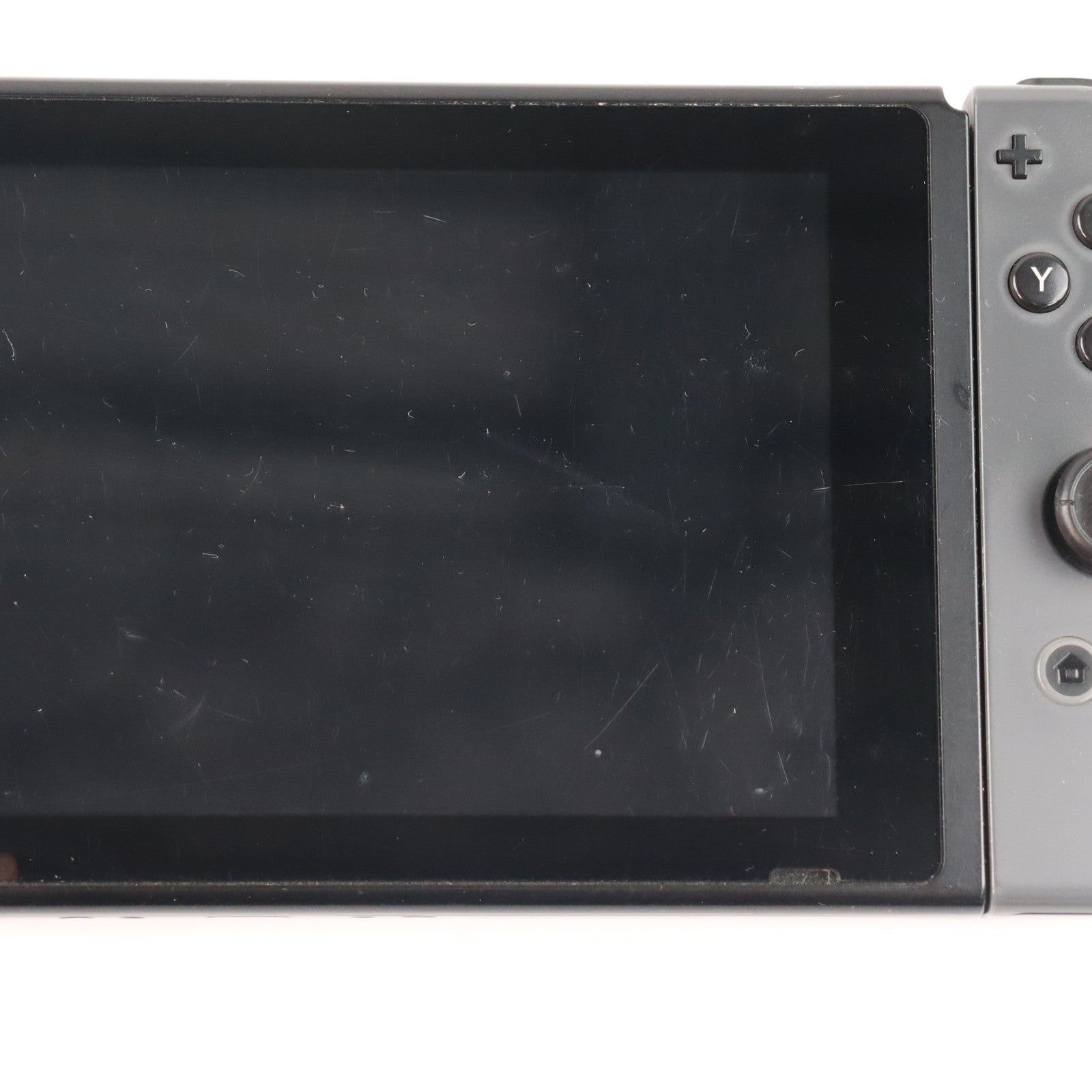 【中古即納】[Switch] (本体) マイニンテンドーストア限定 Nintendo Switchカスタマイズ Joy-Con(L)/R グレー Joy-Conストラップ ブラック 任天堂(HAC-S-KAAAA)(20170303)