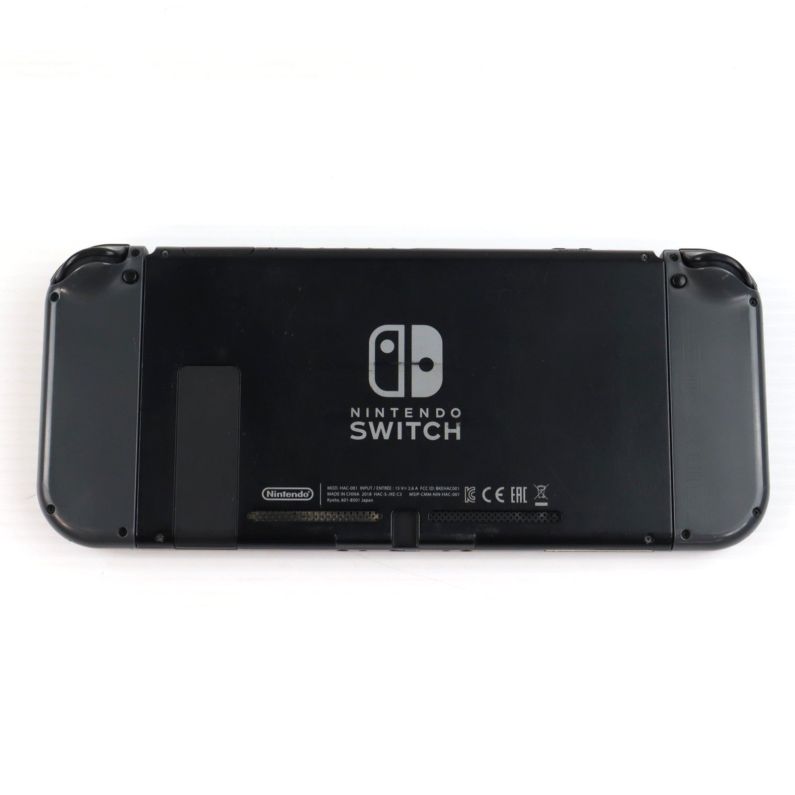 【中古即納】[Switch] (本体) マイニンテンドーストア限定 Nintendo Switchカスタマイズ Joy-Con(L)/R グレー Joy-Conストラップ ブラック 任天堂(HAC-S-KAAAA)(20170303)
