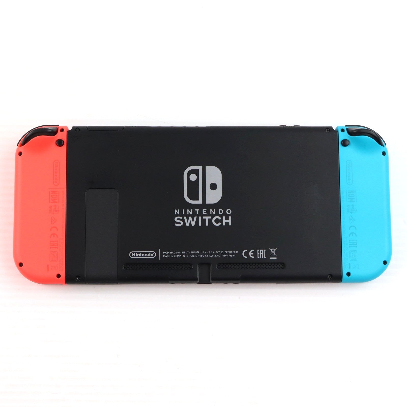 【中古即納】[Switch] (本体) Nintendo Switch(ニンテンドースイッチ) Joy-Con(L) ネオンブルー/R ネオンレッド 任天堂(HAC-S-KABAA)(20170303)