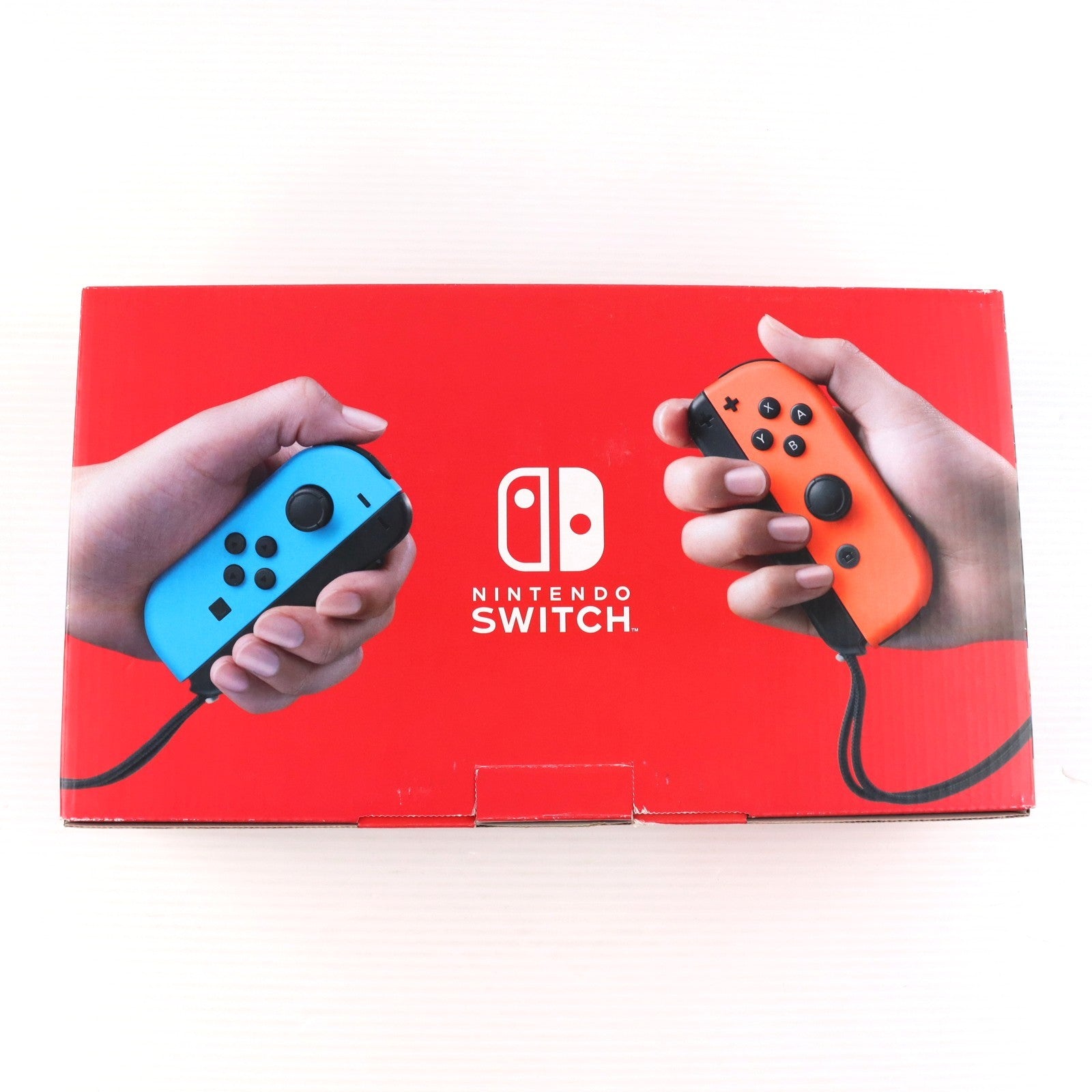 【中古即納】[Switch] (本体) Nintendo Switch(ニンテンドースイッチ) Joy-Con(L) ネオンブルー/(R) ネオンレッド 任天堂(HAD-S-KABAA)(20190830)