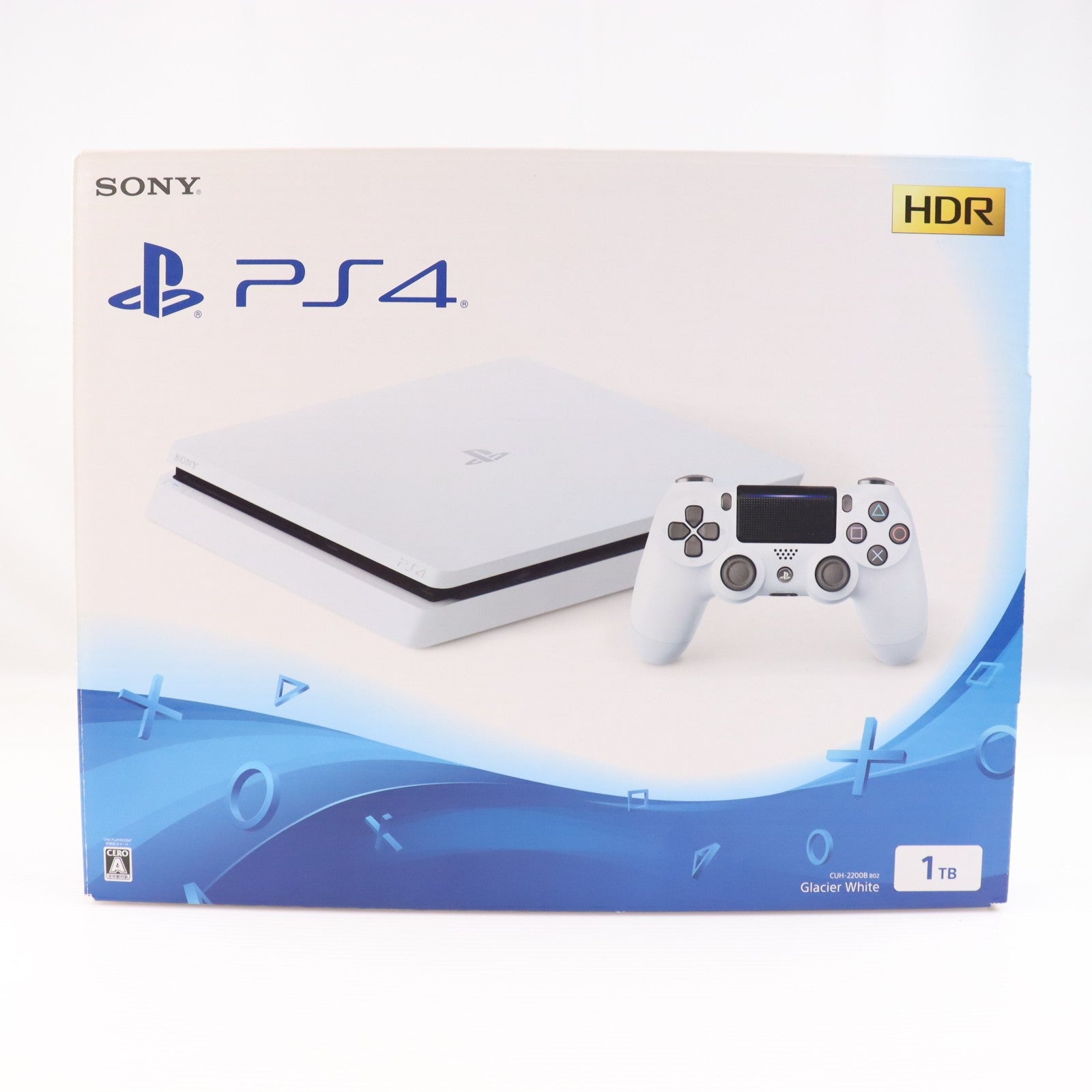 【中古即納】[PS4] (本体) PlayStation 4(プレイステーション4) グレイシャー・ホワイト 1TB SIE(CUH-2200BB02)(20180709)