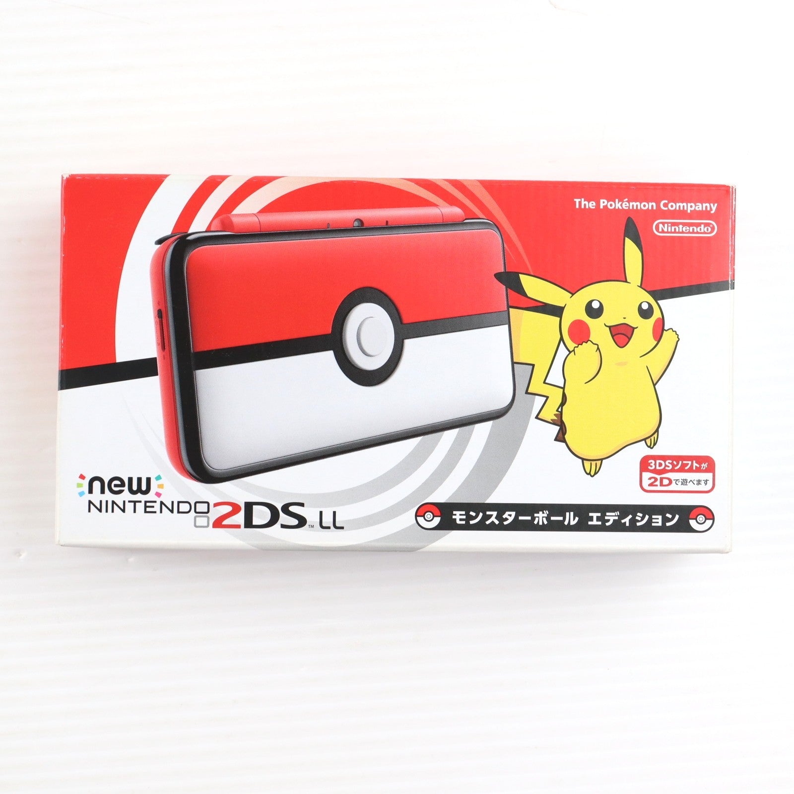 【中古即納】[3DS] (本体) Newニンテンドー2DS LL モンスターボールエディション 任天堂(JAN-S-KCAA)(20171117)