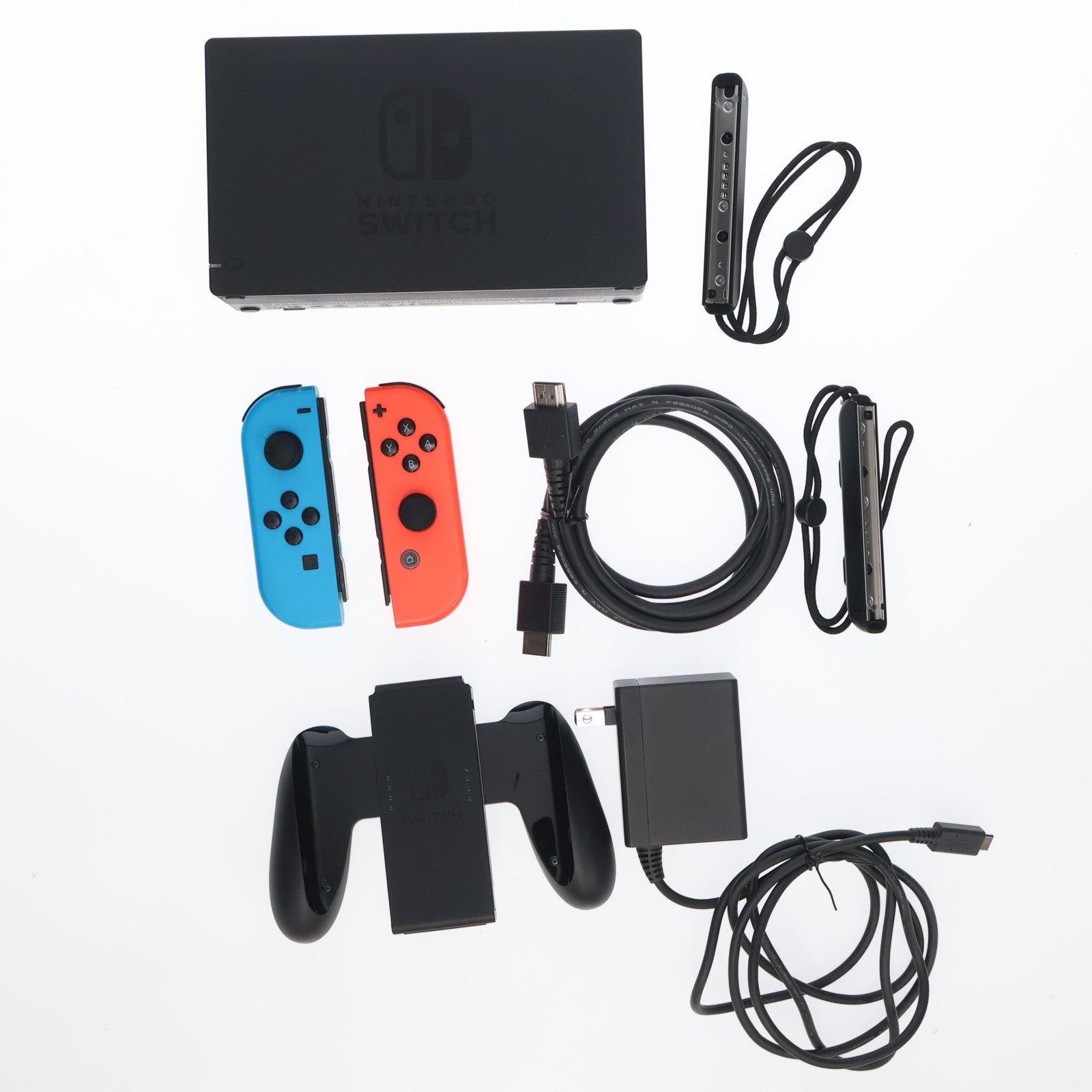 【中古即納】[Switch] (本体) Nintendo Switch(ニンテンドースイッチ) Joy-Con(L) ネオンブルー/(R) ネオンレッド 任天堂(HAD-S-KABAA)(20190830)