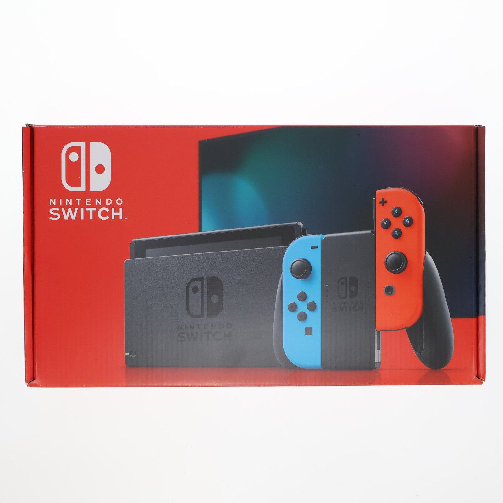 【中古即納】[Switch] (本体) Nintendo Switch(ニンテンドースイッチ) Joy-Con(L) ネオンブルー/(R) ネオンレッド 任天堂(HAD-S-KABAA)(20190830)