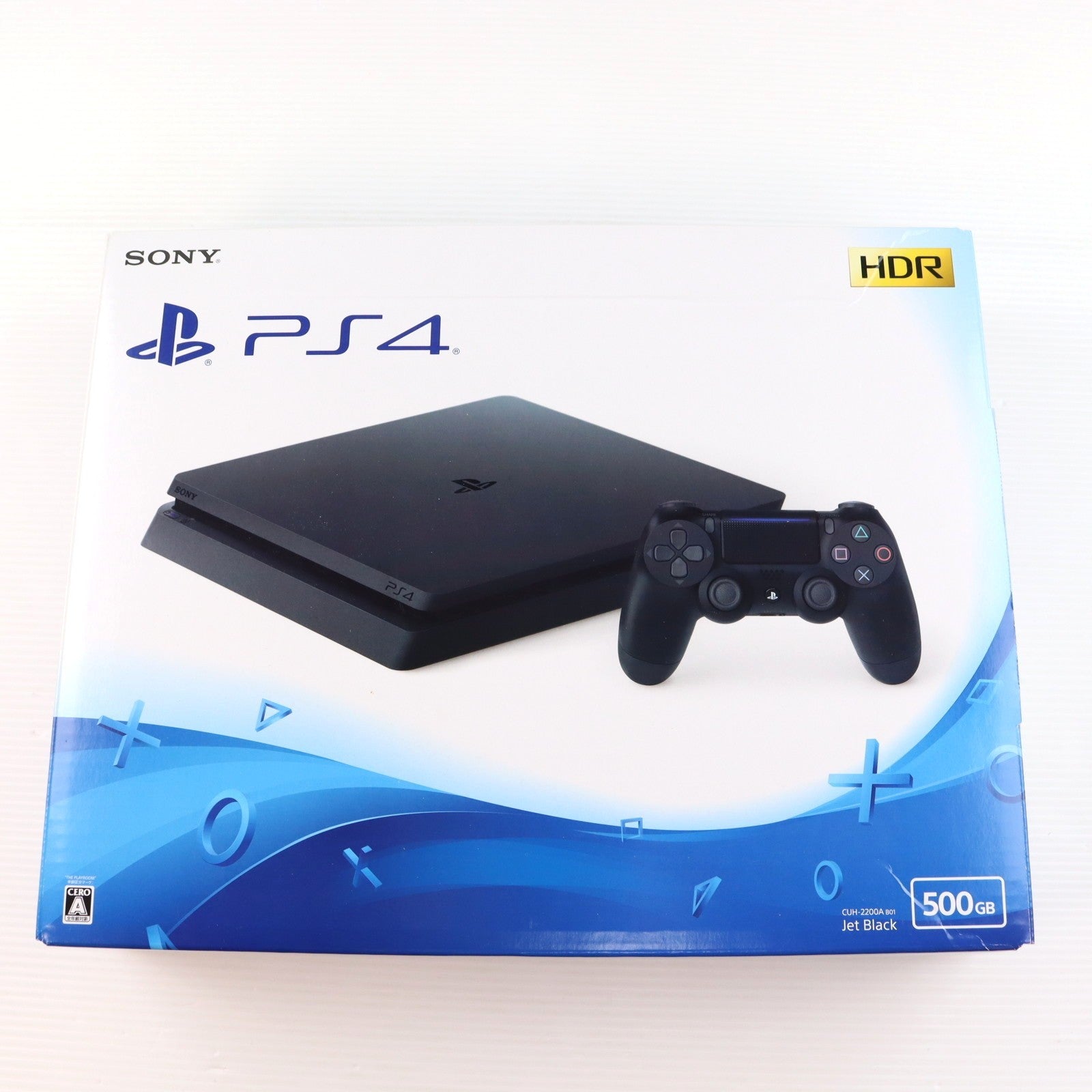 【中古即納】[PS4] (本体) PlayStation 4(プレイステーション4) ジェット・ブラック HDD500GB SIE(CUH-2200AB01)(20180702)