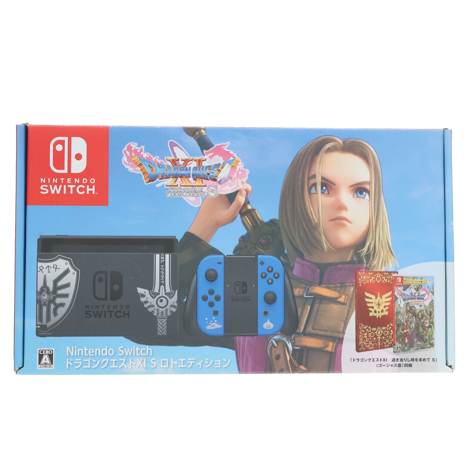 【中古即納】[Switch] (本体) Nintendo Switch(ニンテンドースイッチ) ドラゴンクエストXI S ロトエディション 任天堂(HAC-S-KBAEA)(20190927)