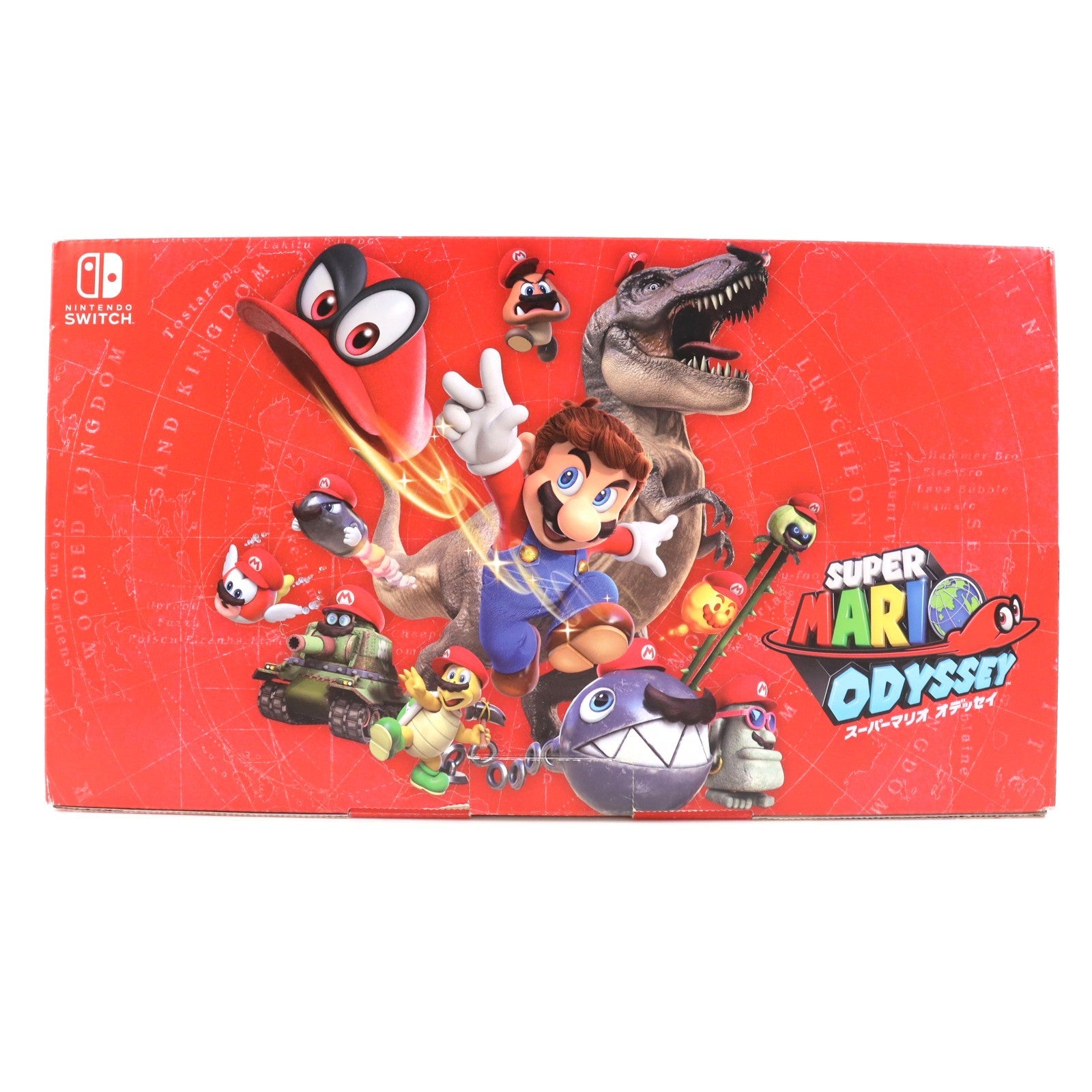 【中古即納】[Switch] (本体)(保護フィルム無し) Nintendo Switch(ニンテンドースイッチ) スーパーマリオ オデッセイセット 任天堂(HAC-S-KADEE)(20171027)