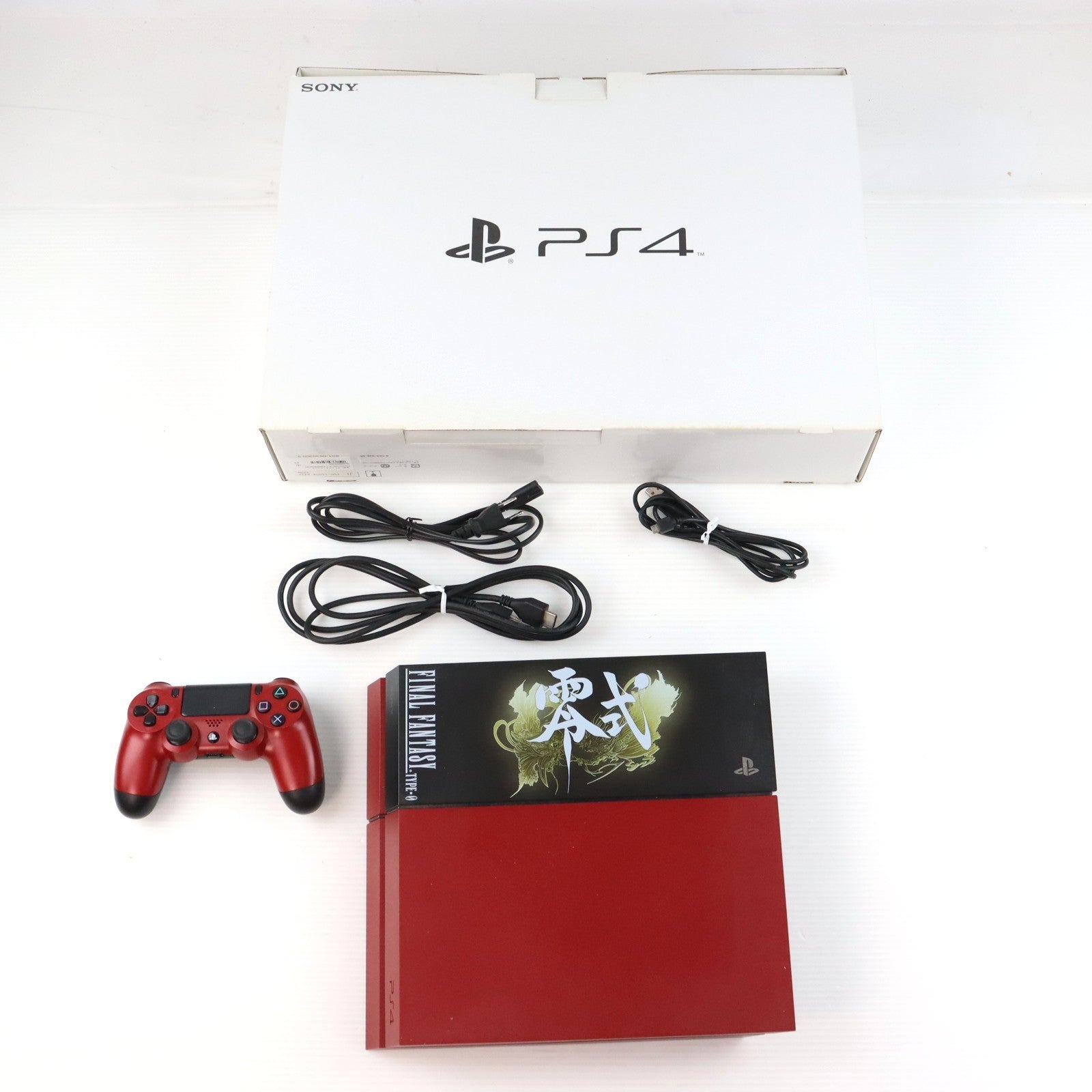 【中古即納】[PS4] (本体) PlayStation 4(プレイステーション4) ファイナルファンタジー 零式 HD 朱雀エディション SCE(CUHJ-10008)(20150319)