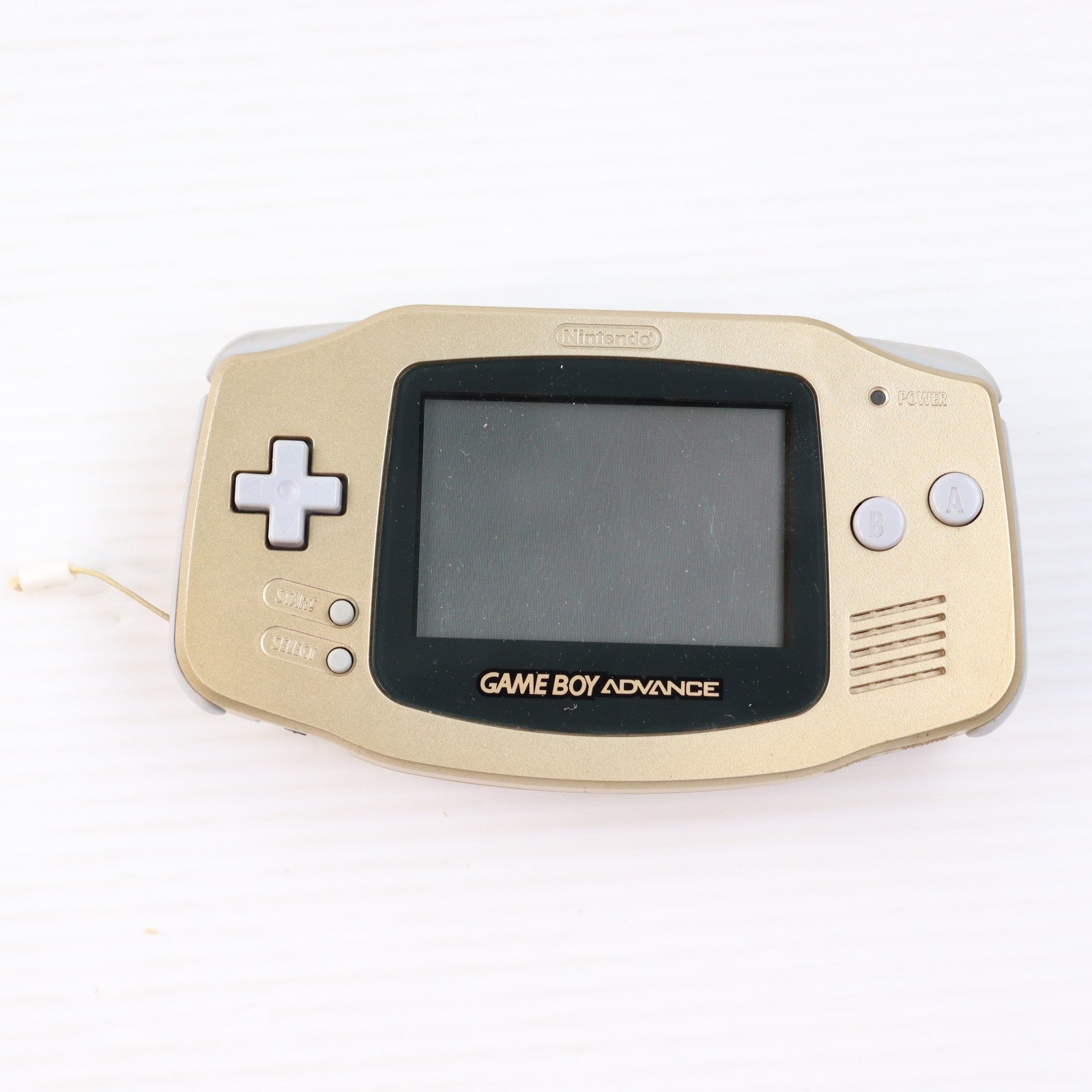 【中古即納】[GBA] (本体) GAMEBOY ADVANCE(ゲームボーイアドバンス) ゴールド 任天堂(AGB-S-DA)(20020927)