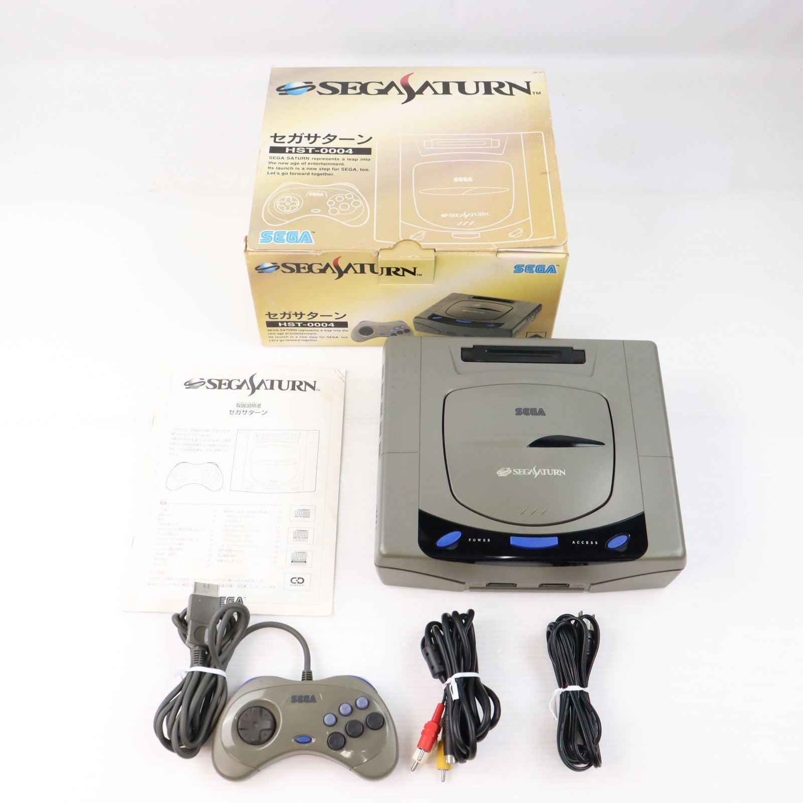 【中古即納】[SS] (本体) セガサターン グレー セガ(HST-0004)(19950704)
