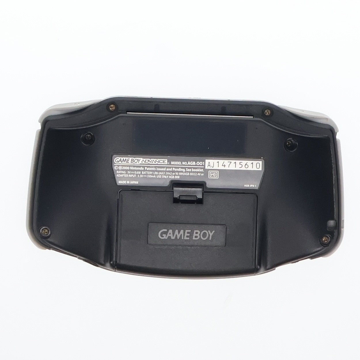 【中古即納】[GBA] (本体) GAMEBOY ADVANCE(ゲームボーイアドバンス) ブラック 任天堂(AGB-S-KA)(20011214)