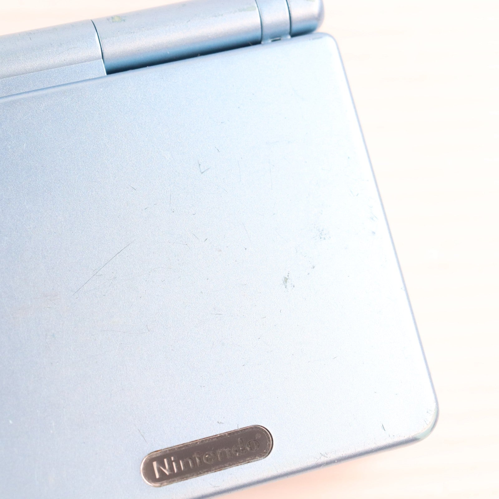 【中古即納】[GBA] (本体) GAMEBOY ADVANCE SP(ゲームボーイアドバンスSP) パールブルー 任天堂(AGS-S-PBA)(20030905)