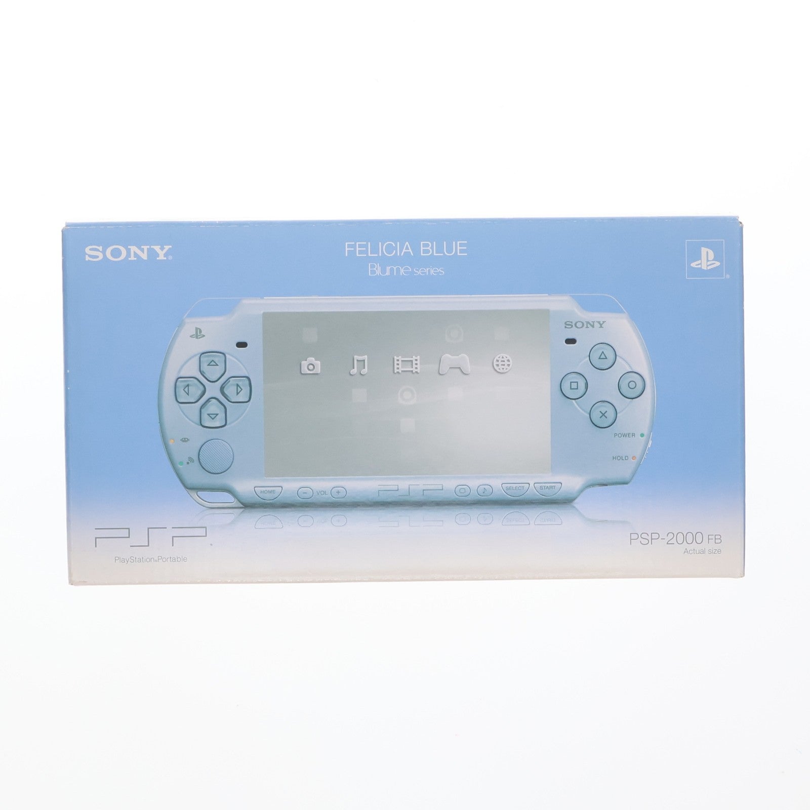 【中古即納】[PSP] (本体) PlayStation Portable(プレイステーション・ポータブル) フェリシア・ブルー SCE(PSP-2000FB)(20070920)