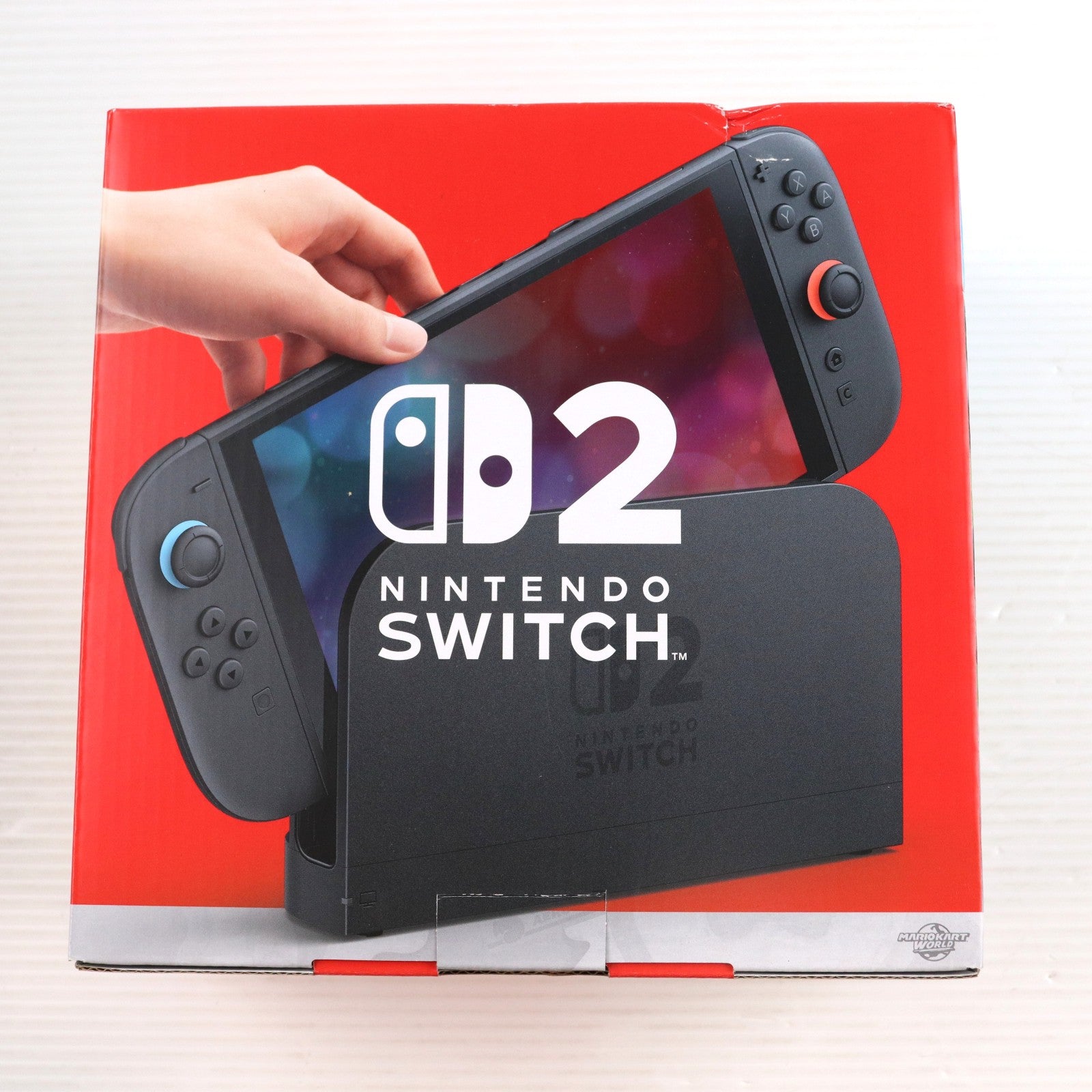 【中古即納】[Switch2] (本体)(未使用) Nintendo Switch 2(ニンテンドースイッチ2)(日本語・国内専用) マリオカート ワールド セット 任天堂(BEE-S-KB6PA)(20250605)