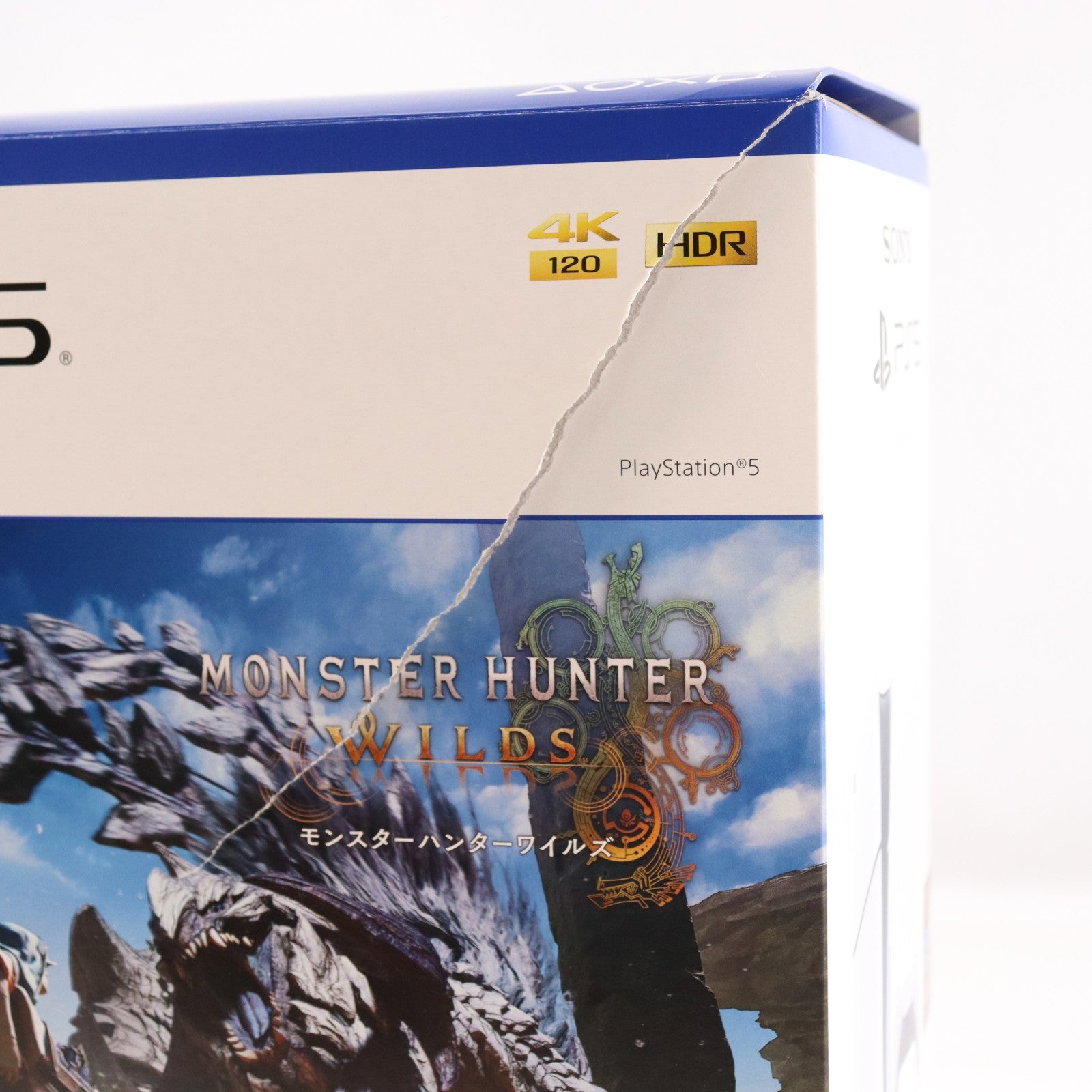 【中古即納】[PS5] (本体) PlayStation 5(プレイステーション5) モンスターハンターワイルズ 同梱版 SIE(CFIJ-10025)(20250228)