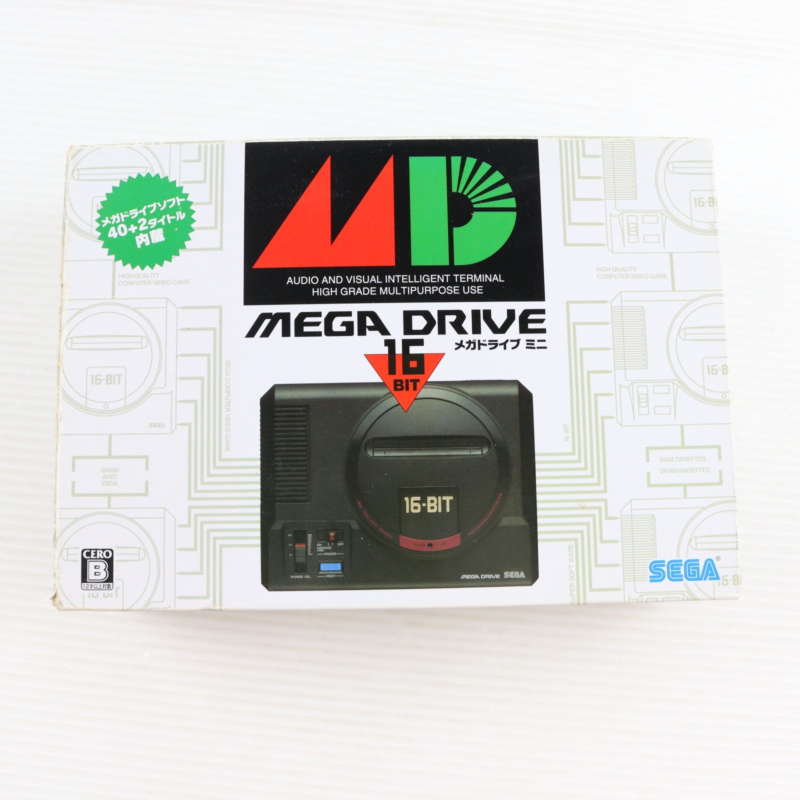 【中古即納】[MD] (本体) Mega Drive Mini(メガドライブミニ) セガ(HAA-2520)(20190919)
