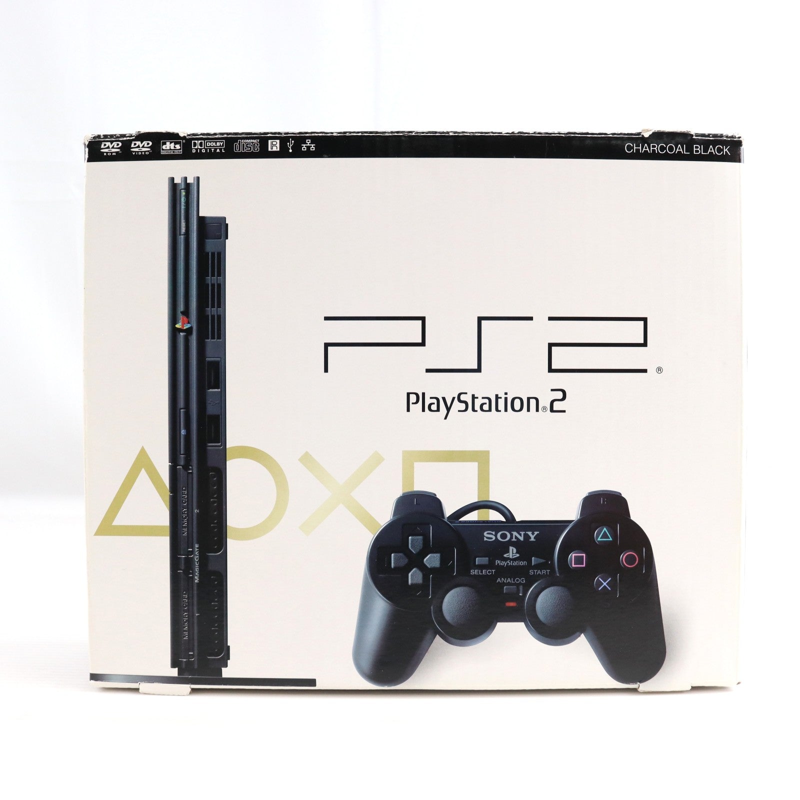 【中古即納】[PS2] (本体) プレイステーション2 PlayStation2 チャコール・ブラック SCE(SCPH-77000CB)(20060915)