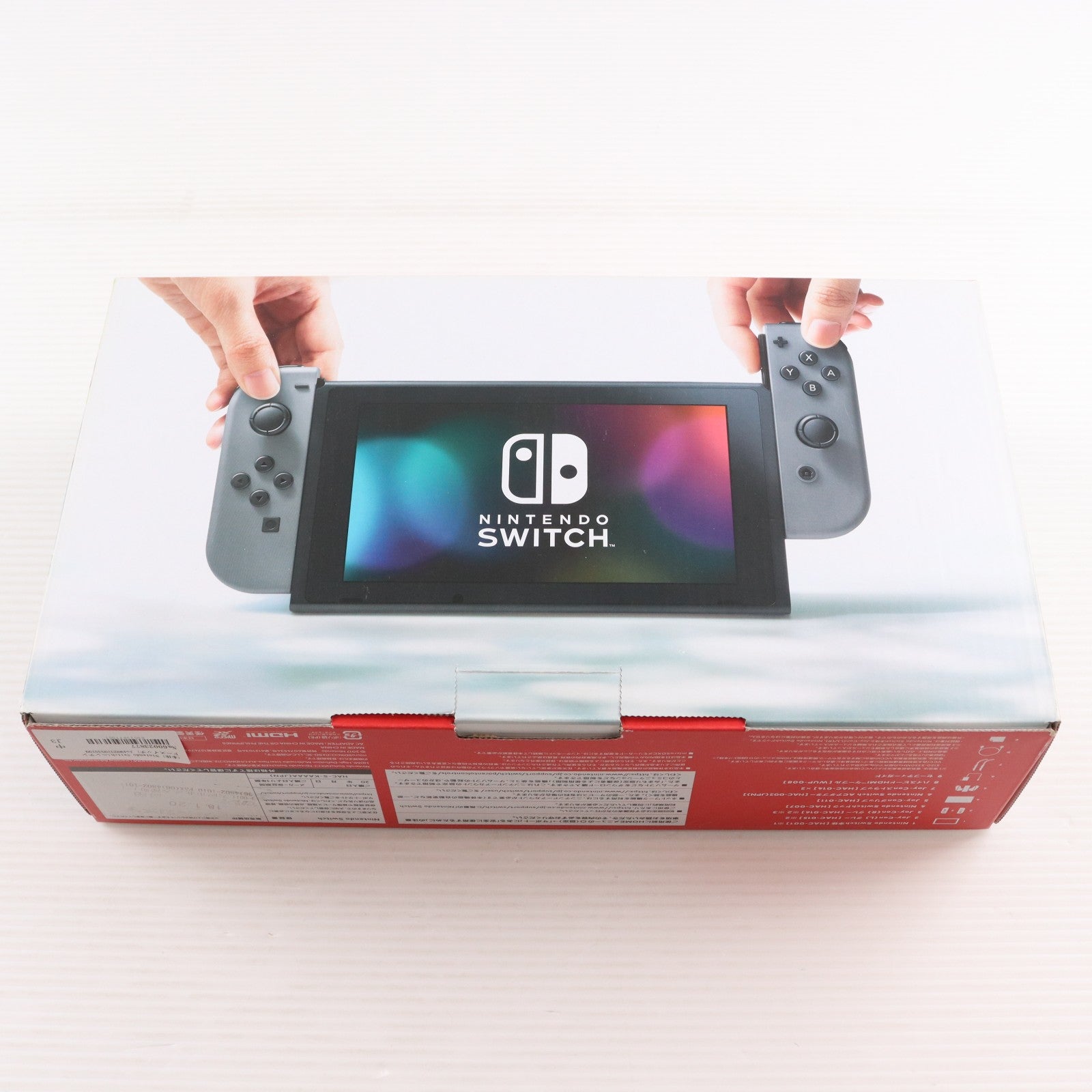 【中古即納】[Switch] (本体) Nintendo Switch(ニンテンドースイッチ) Joy-Con(L)/R グレー 任天堂(HAC-S-KAAAA)(20170303)