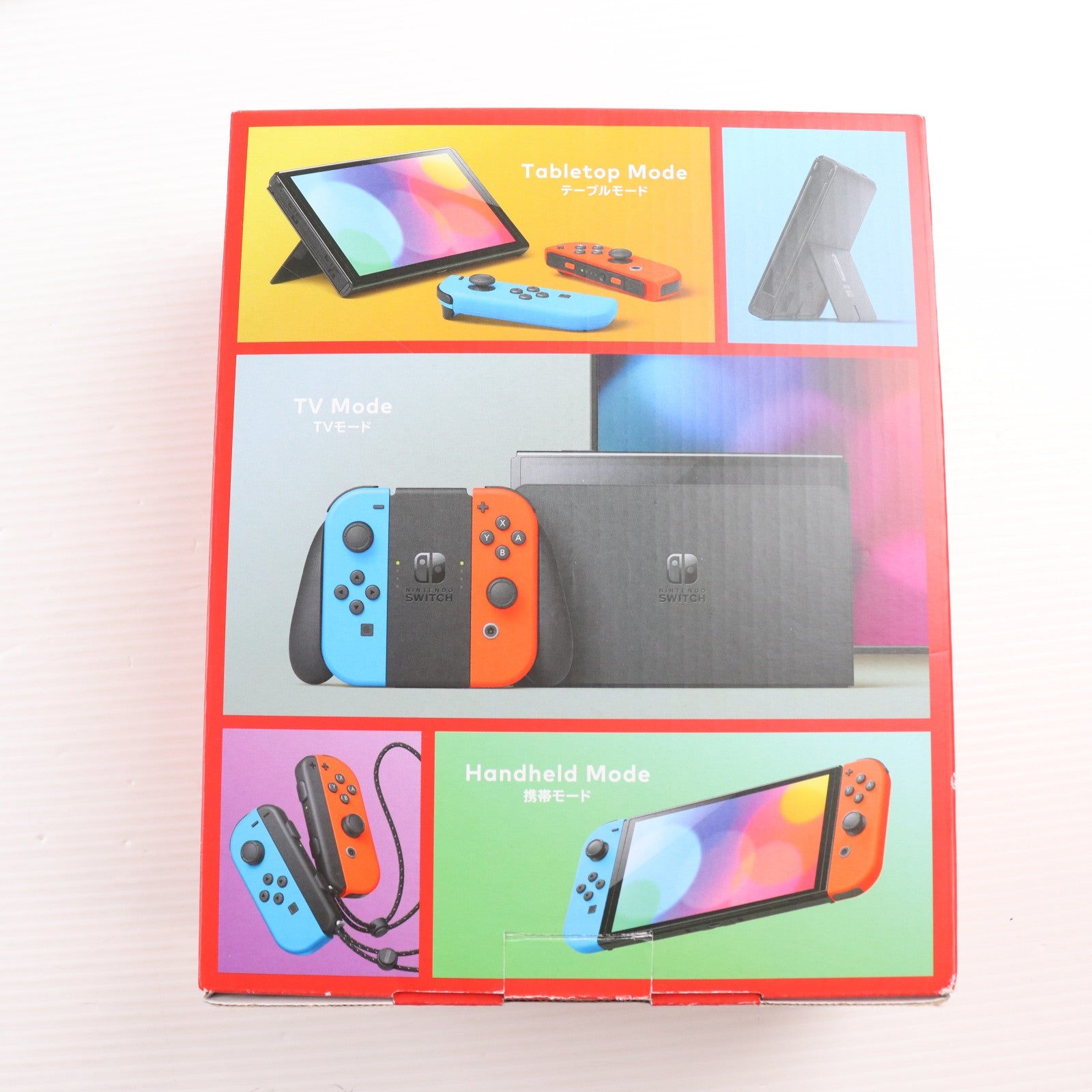 【中古即納】[Switch] (本体) Nintendo Switch(ニンテンドースイッチ) 有機ELモデル Joy-Con(L) ネオンブルー/R ネオンレッド 任天堂(HEG-S-KABAA)(20211008)