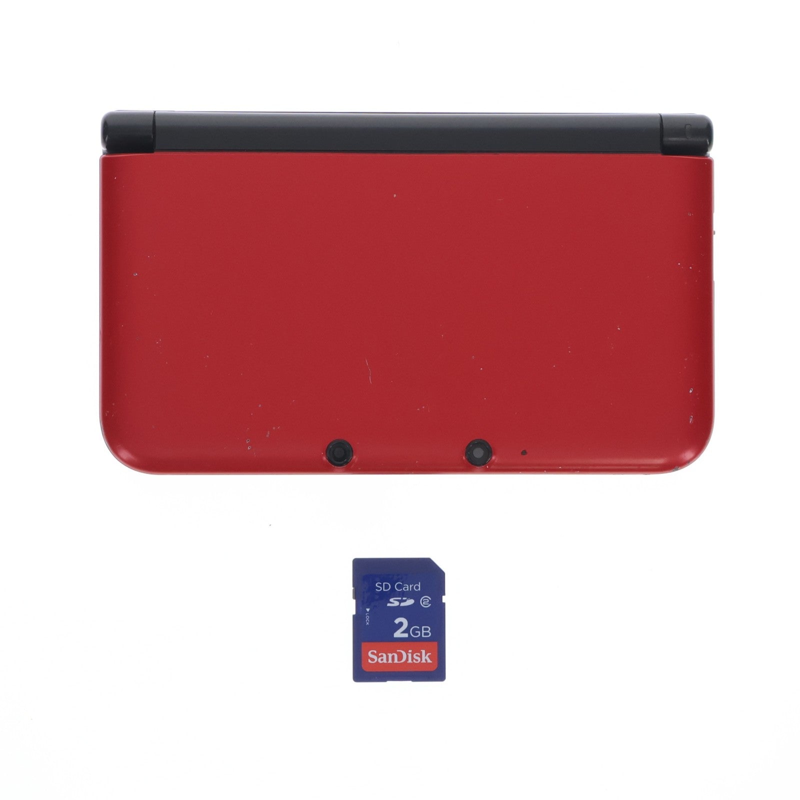 【中古即納】[3DS] (本体) ニンテンドー3DS LL レッド×ブラック 任天堂(SPR-S-RKAA)(20120728)