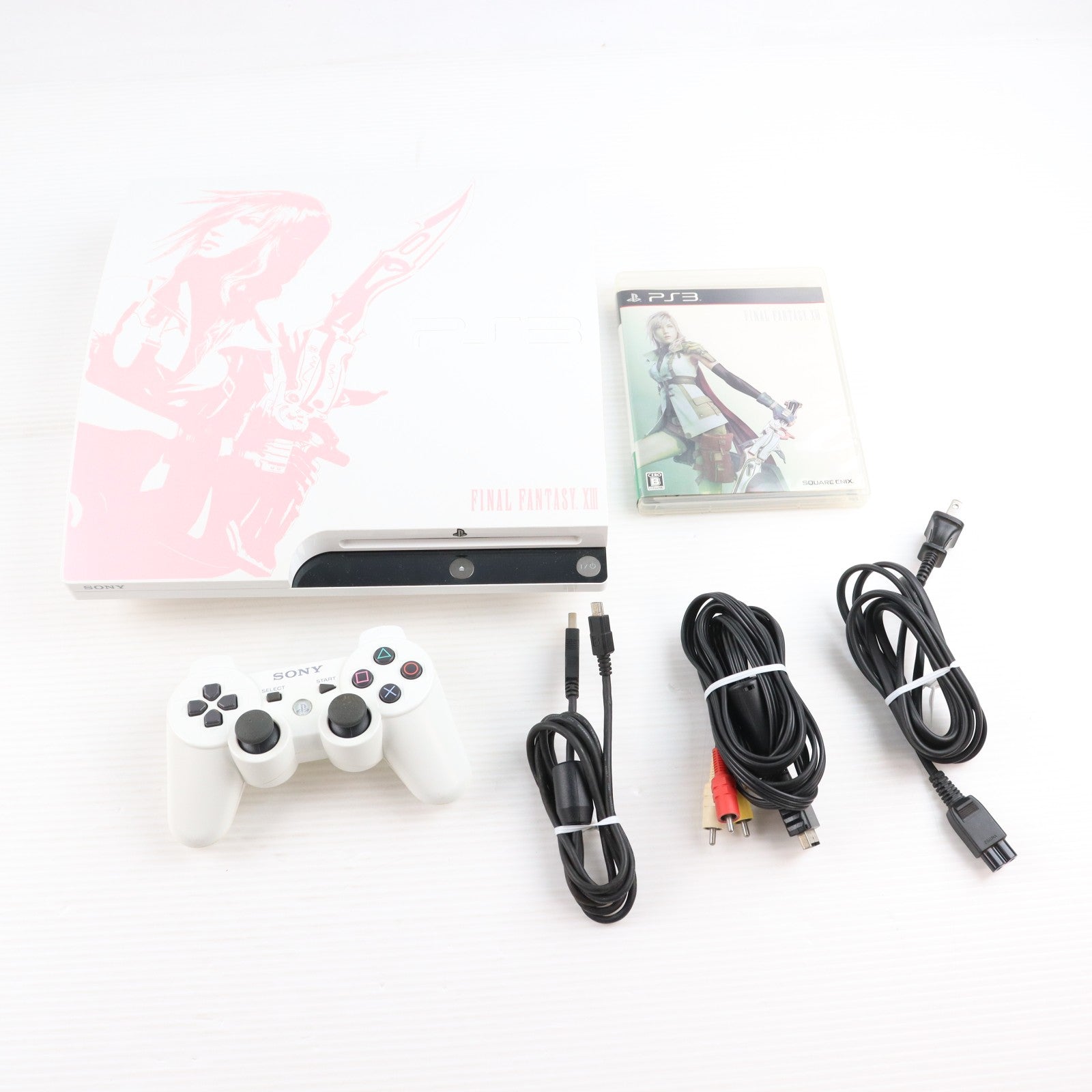【中古即納】[PS3] (本体) PlayStation 3 FINAL FANTASY XIII LIGHTNING EDITION(プレイステーション3 ファイナルファンタジー13 ライトニングエディション) 250GB SCE(CEJH-10008)(20091217)