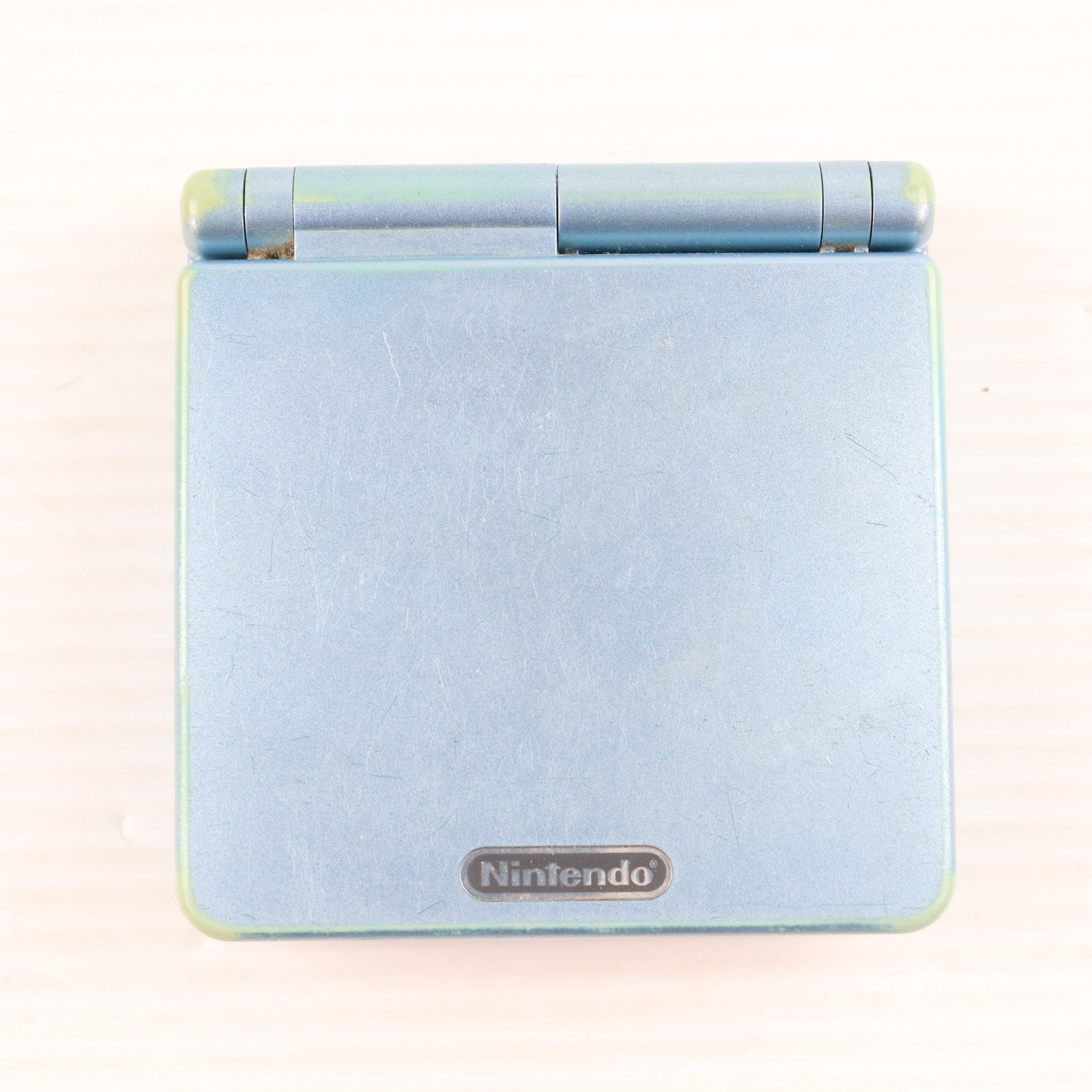 【中古即納】[GBA] (本体) GAMEBOY ADVANCE SP(ゲームボーイアドバンスSP) パールブルー 任天堂(AGS-S-PBA)(20030905)