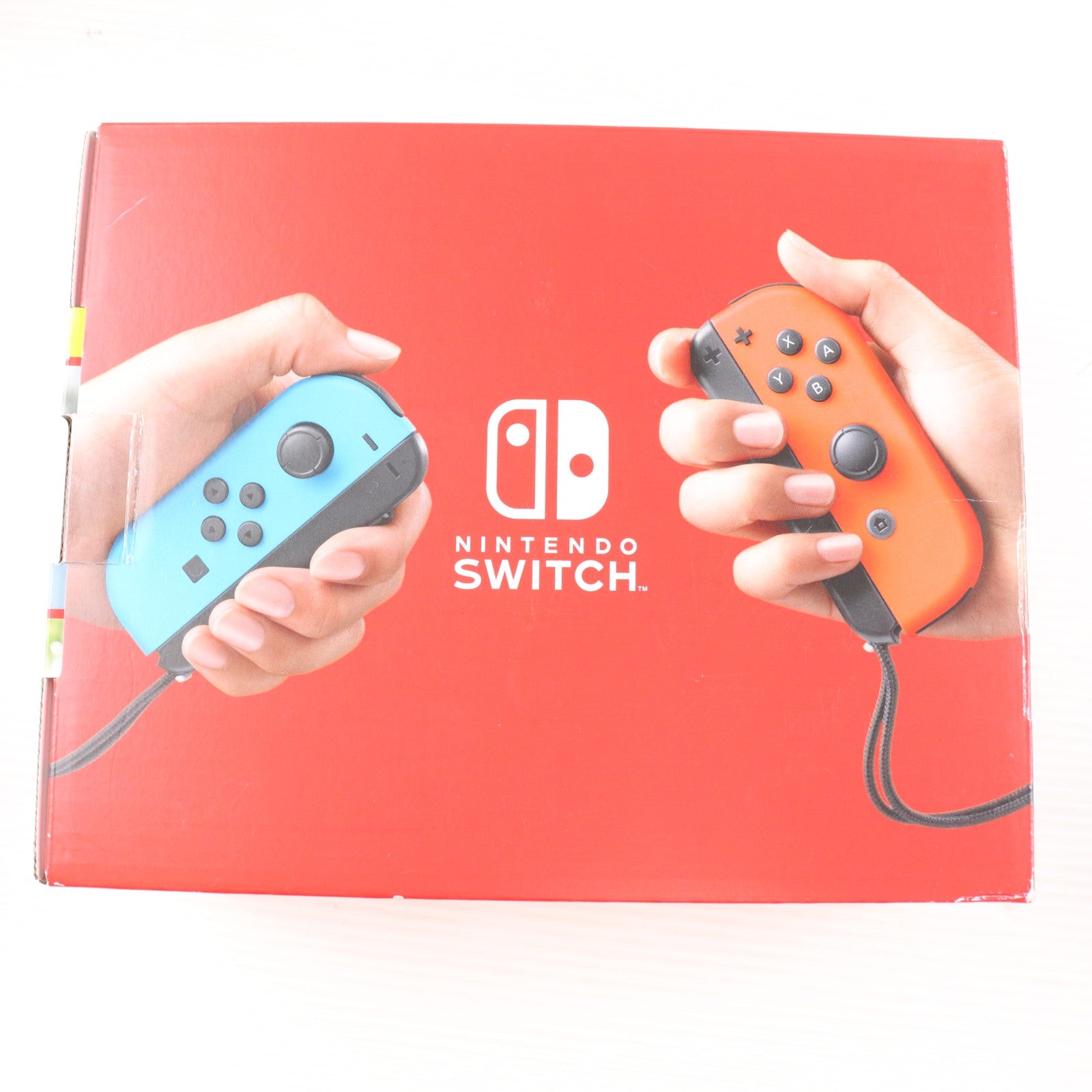【中古即納】[Switch] (本体) Nintendo Switch(ニンテンドースイッチ) Joy-Con(L) ネオンブルー/R ネオンレッド 任天堂(HAD-S-KABAH)(20190830)