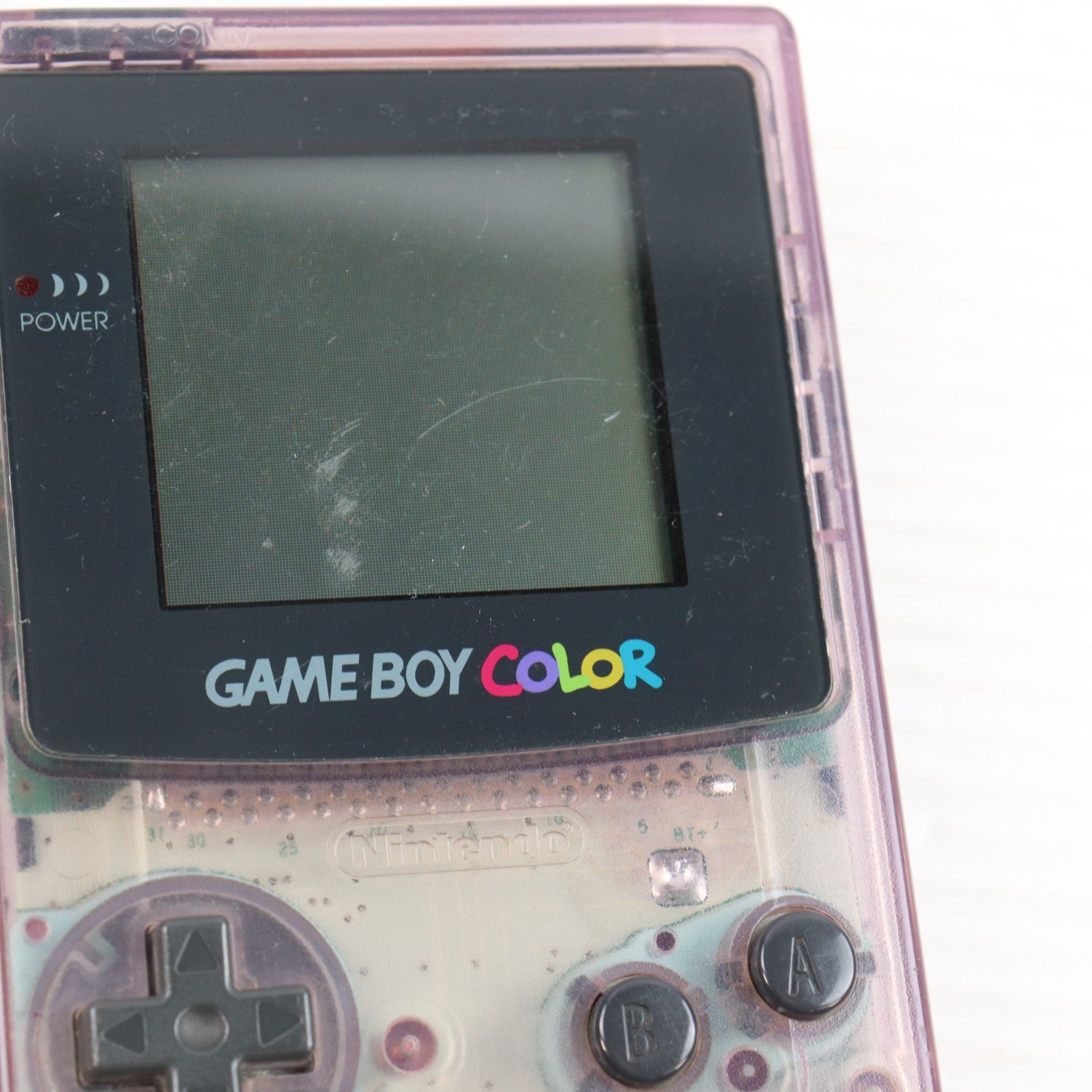 【中古即納】[GB] (本体) GAMEBOY COLOR(ゲームボーイカラー) クリアパープル 任天堂(CGB-001)(19981021)