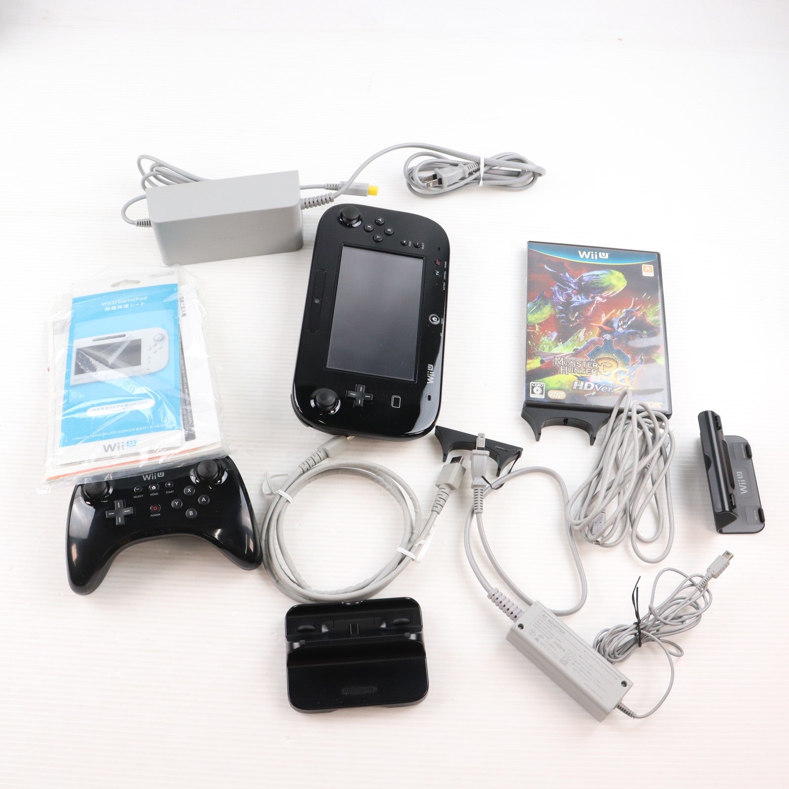【中古即納】[WiiU] (本体) モンスターハンター3G(トライG) HD Ver. Wii U プレミアムセット 任天堂(WUP-S-KAFD)(20121208)
