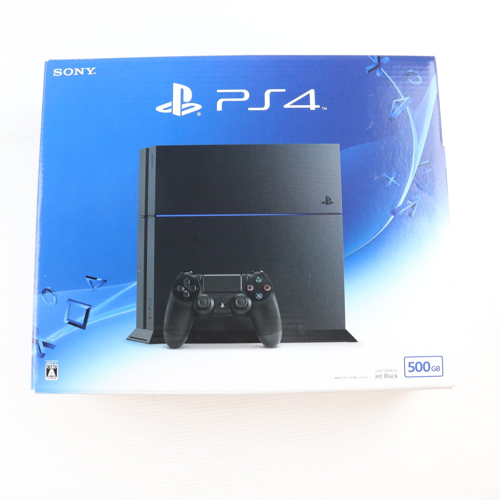 【中古即納】[PS4] (本体) PlayStation 4(プレイステーション4) ジェット・ブラック HDD500GB SCE(CUH-1200AB01)(20150625)