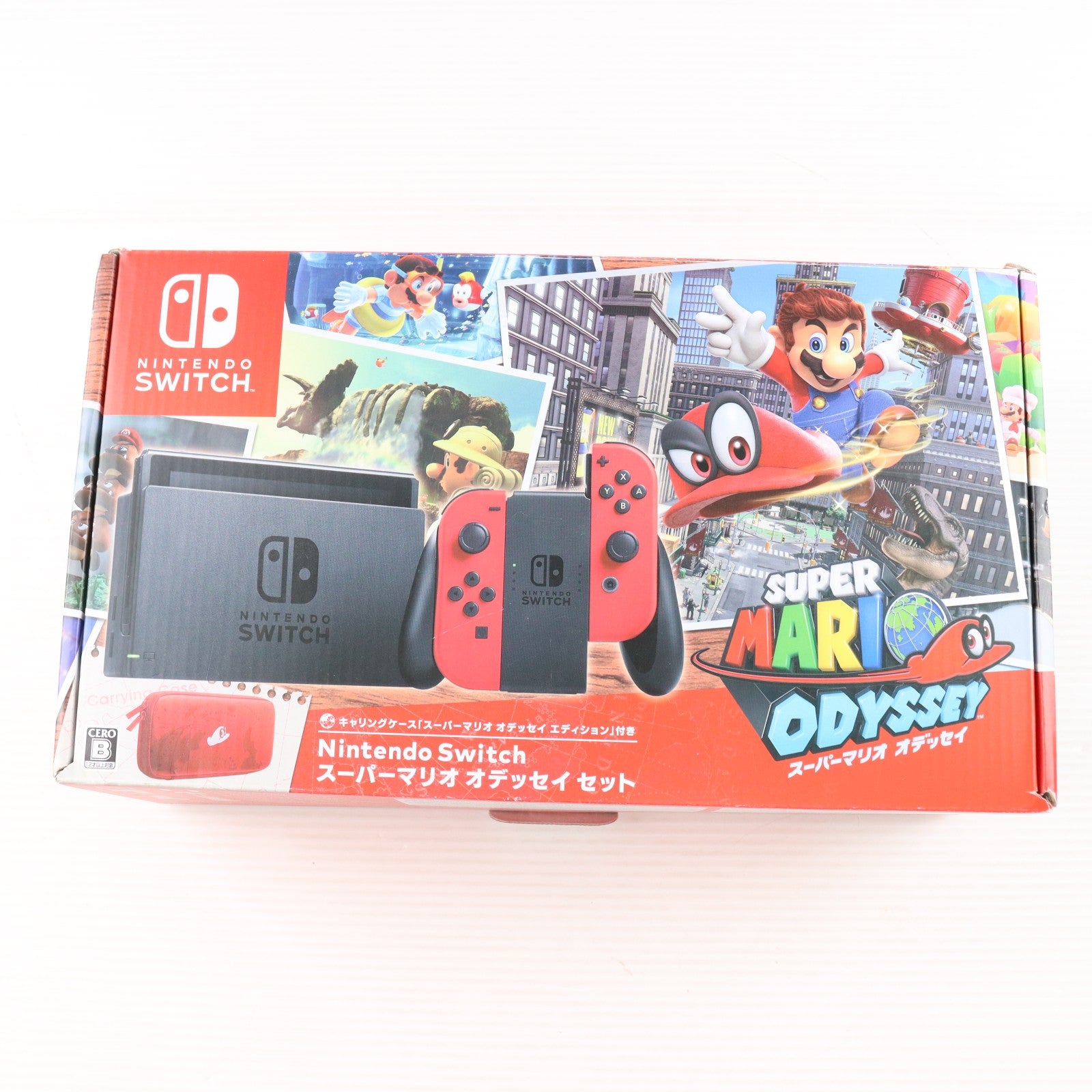 【中古即納】[Switch] (本体) Nintendo Switch(ニンテンドースイッチ) スーパーマリオ オデッセイセット 任天堂(HAC-S-KADEE)(20171027)