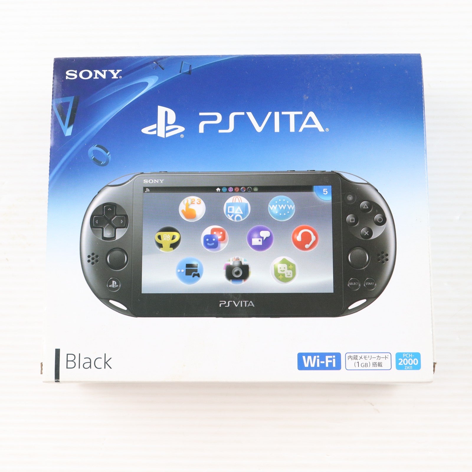 【中古即納】[PSVita] (本体) PlayStation Vita(プレイステーション ヴィータ) Wi-Fiモデル ブラック SCE(PCH-2000ZA11)(20131010)