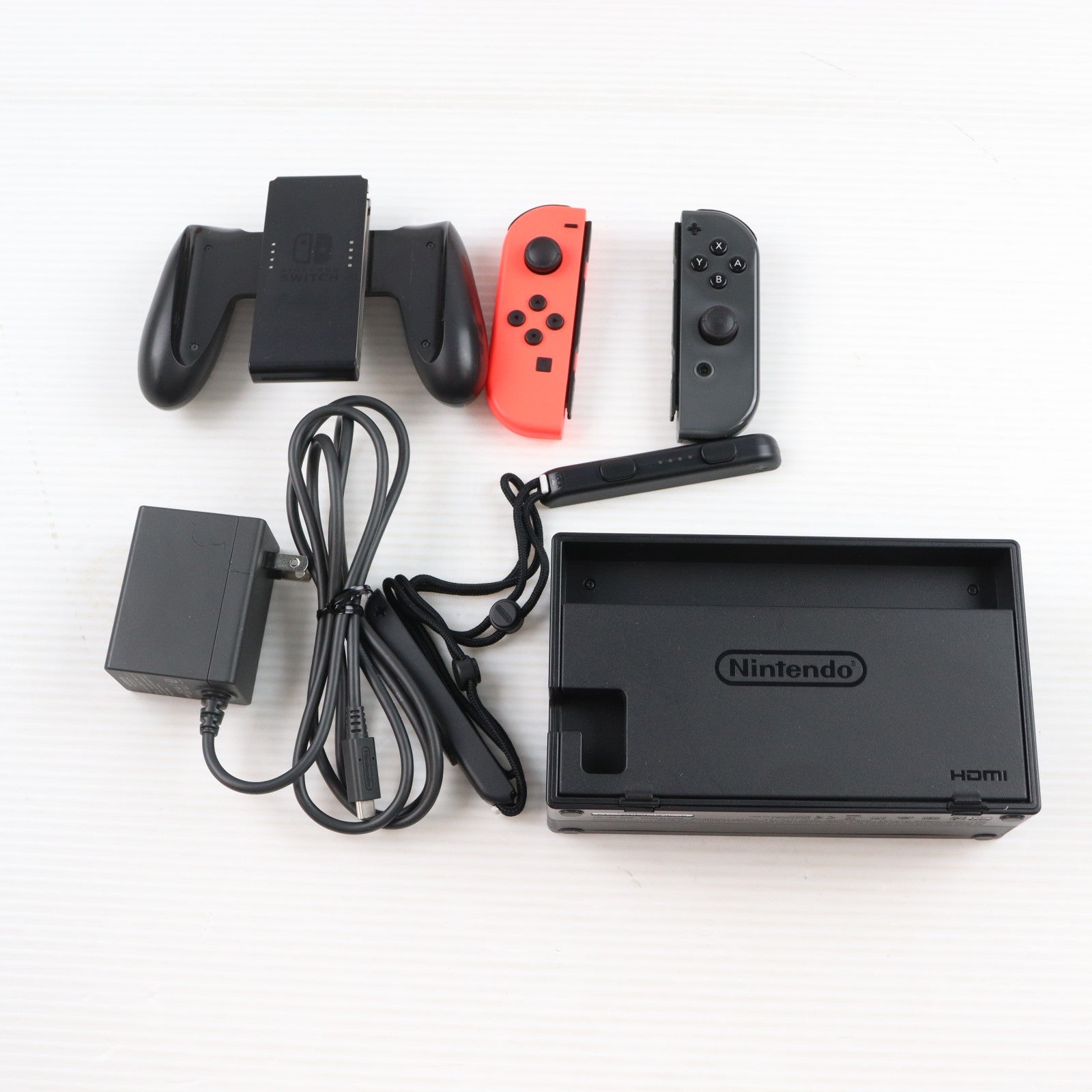 【中古即納】[Switch] (本体) Nintendo Switch(ニンテンドースイッチ) Joy-Con(L)/R グレー 任天堂(HAC-S-KAAAA)(20170303)