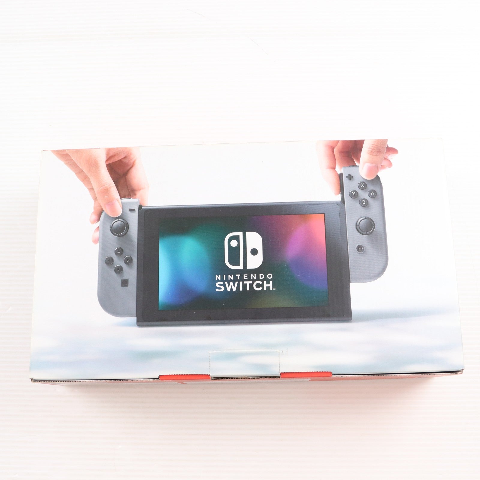 【中古即納】[Switch] (本体) Nintendo Switch(ニンテンドースイッチ) Joy-Con(L)/R グレー 任天堂(HAC-S-KAAAA)(20170303)