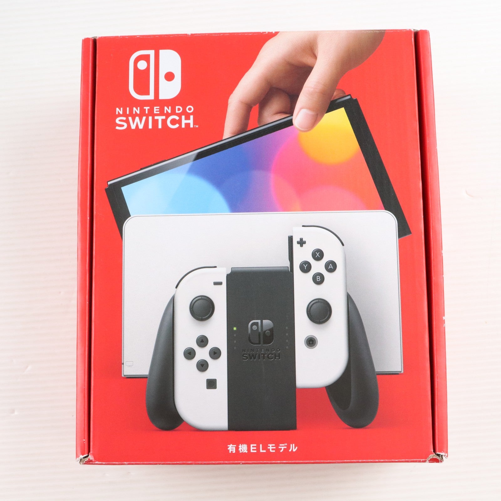 【中古即納】[Switch] (本体)(未使用) Nintendo Switch(有機ELモデル) ニンテンドースイッチ Joy-Con(L)/R ホワイト 任天堂(HEG-S-KAAAA)(20211008)
