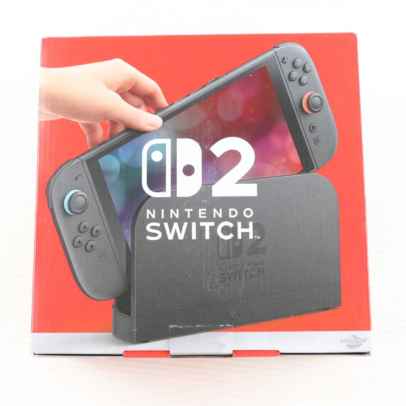 【中古即納】[Switch2] (本体)(未使用) Nintendo Switch 2(ニンテンドースイッチ2)(日本語・国内専用) マリオカート ワールド セット 任天堂(BEE-S-KB6PA)(20250605)