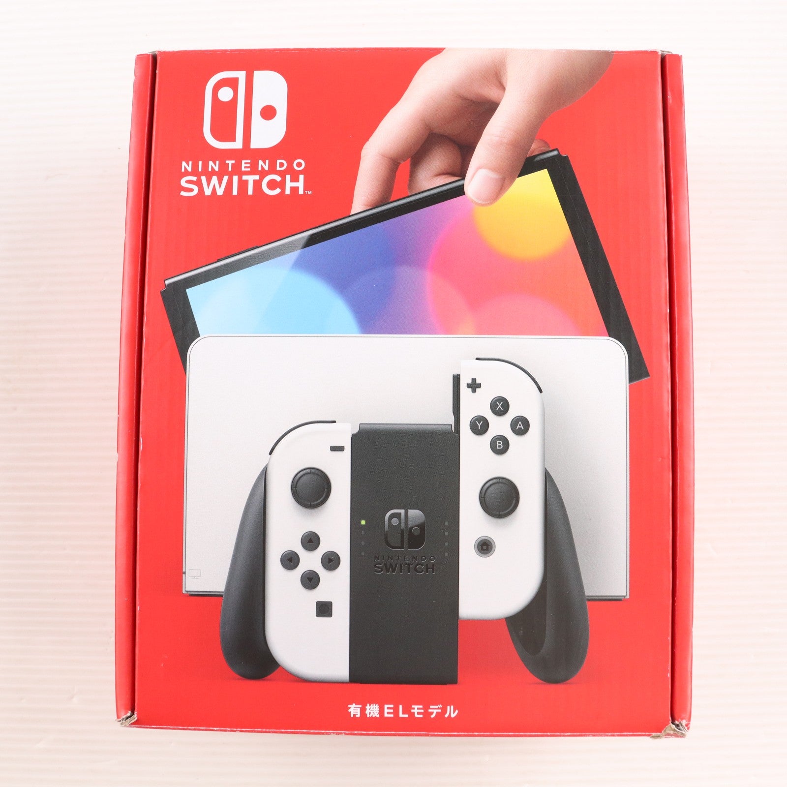 【中古即納】[Switch] (本体) Nintendo Switch(ニンテンドースイッチ) 有機ELモデル Joy-Con(L)/R ホワイト 任天堂(HEG-S-KAAAA)(20211008)