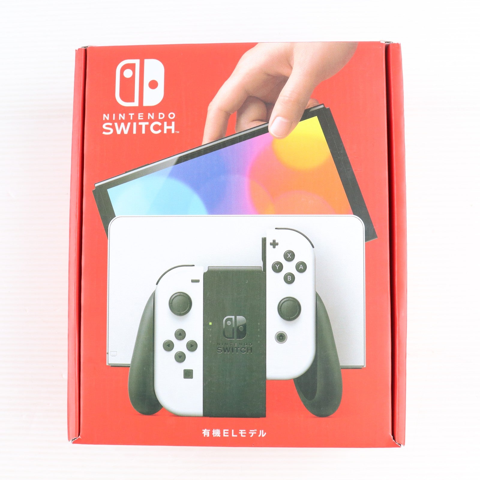 【中古即納】[Switch] (本体)(未使用) Nintendo Switch(有機ELモデル) ニンテンドースイッチ Joy-Con(L)/R ホワイト 任天堂(HEG-S-KAAAA)(20211008)