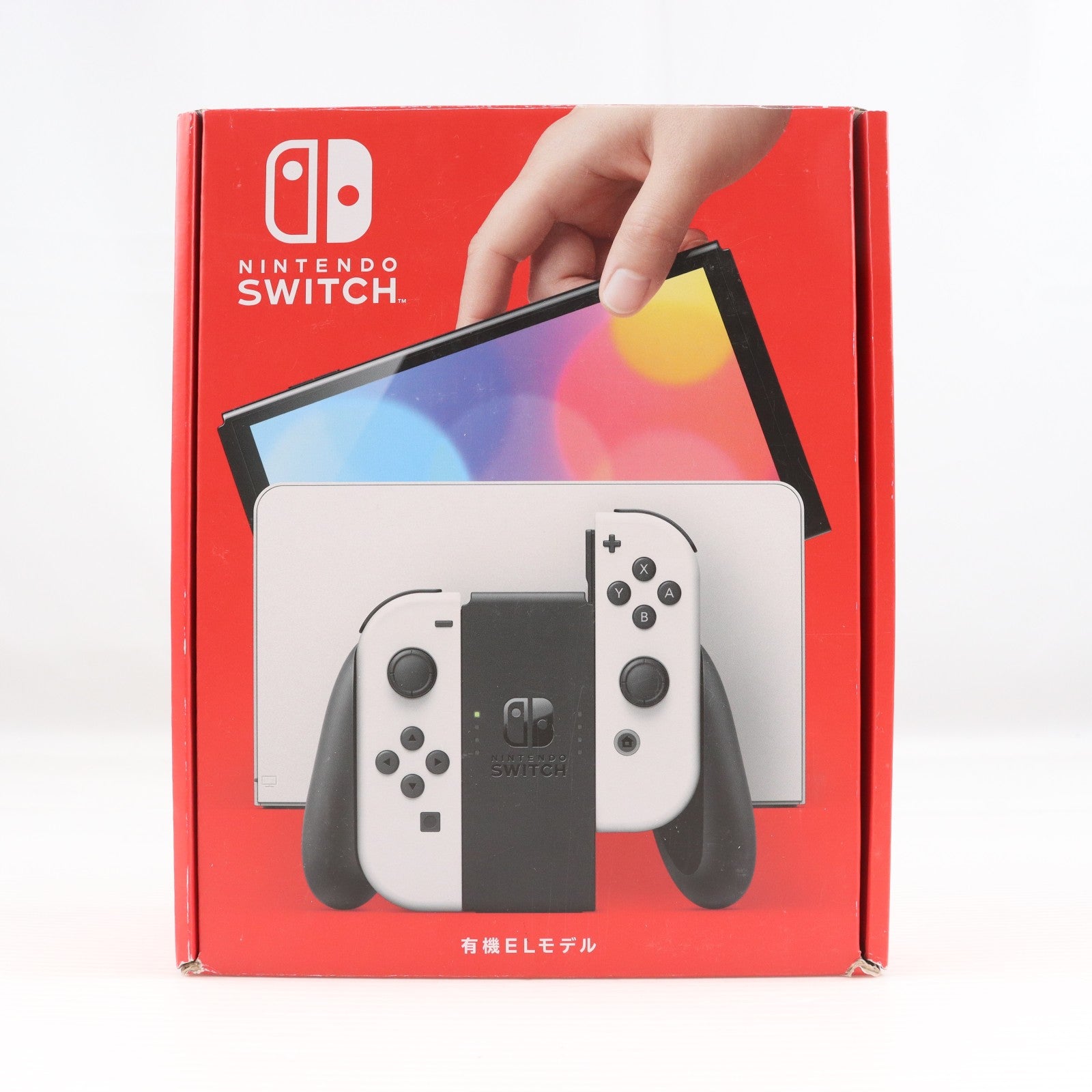 【中古即納】[Switch] (本体) Nintendo Switch(ニンテンドースイッチ) 有機ELモデル Joy-Con(L)/R ホワイト 任天堂(HEG-S-KAAAA)(20211008)